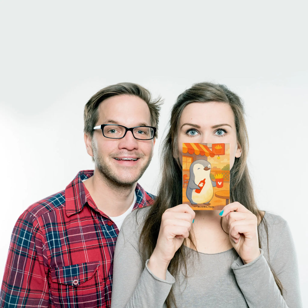 Postkarte Pinguin Pommes Design Postkarten, Grußkarte, Kunstkarten, Ansichtskarte, Ansichtskarten, bildkarte, Fotokarte, einzelkarte, kunstkarte, Motivkarte, spruchkarte, Postkarte, Designkarte, Ehefrau, Freundin, Heiratsantrag, Heiraten, Liebesgeschenk, Hocheitstag, Freund, Ehemann, Verlobung, Partner, Liebe, Jahrestag, Geschenk für Frauen, für Männer, Liebesbeweis, Geschenk für Freundin, Mitbringsel, Valentinstag, Hochzeitstag, für Ehemann, Geschenk für Partner