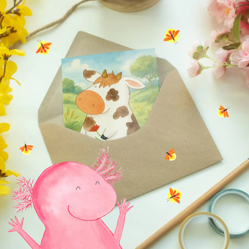 Grußkarte Kuh Design Grußkarte, Karte, Hochzeitskarte, Ansichtskarten, Klappkarte, Glückwunschkarte, Einladungskarte, Geburtstagskarte, Bauernhof, Hoftiere, Landwirt, Landwirtin, Kuh, Milchkuh, Spruch, Kühe, Hof, Milch, Motivtion, Träume, Magie, Flausen