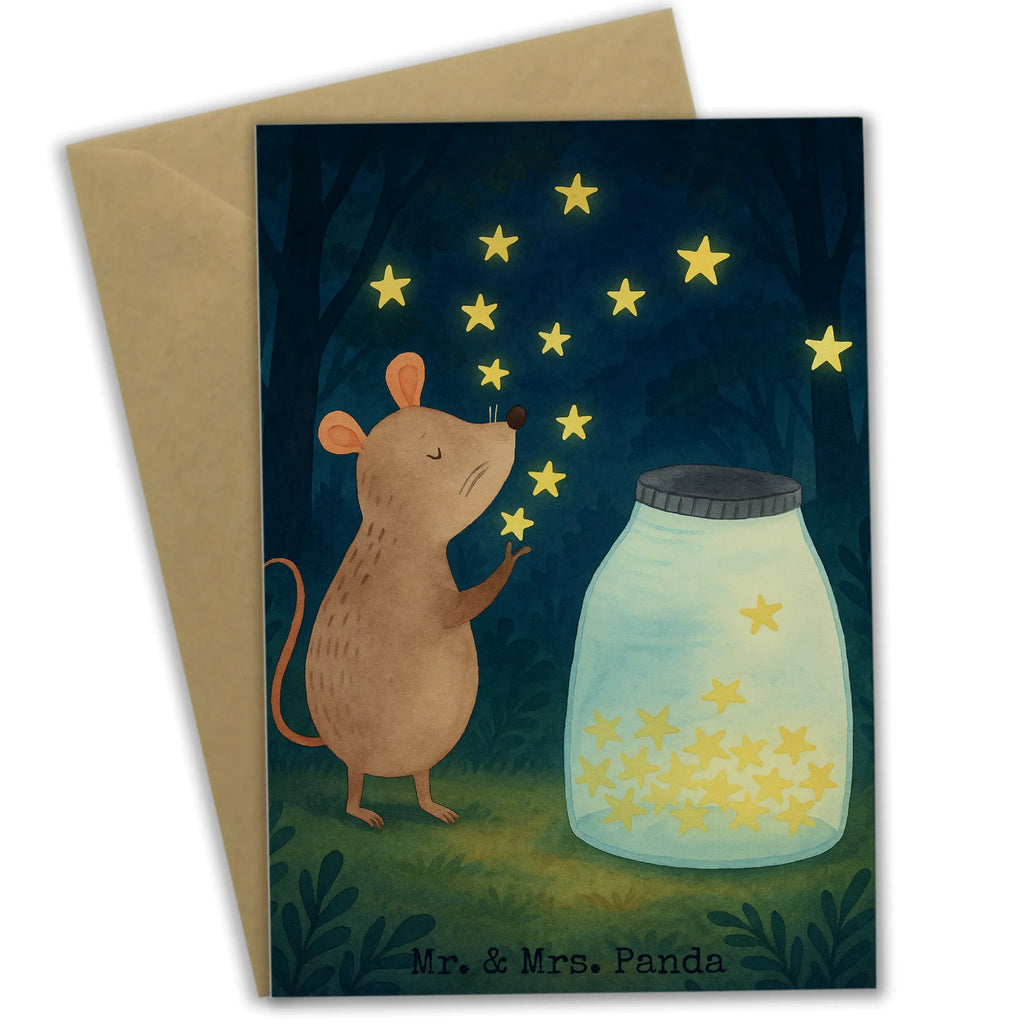 Grußkarte Maus Sterne Design Klappkarte, Ansichtskarten, Geburtstagskarte, Einladungskarte, Glückwunschkarte, Hochzeitskarte, Grußkarte, Karte, Tiermotive, Gute Laune, lustige Sprüche, Tiere, Sterne, Kindergeburtstag, Schwangerschaft, Taufe, Hoffnung, Wunsch, Kind, Träume, Taufgeschenk, Geburt, erstes Kind, Maus, Geburtstag