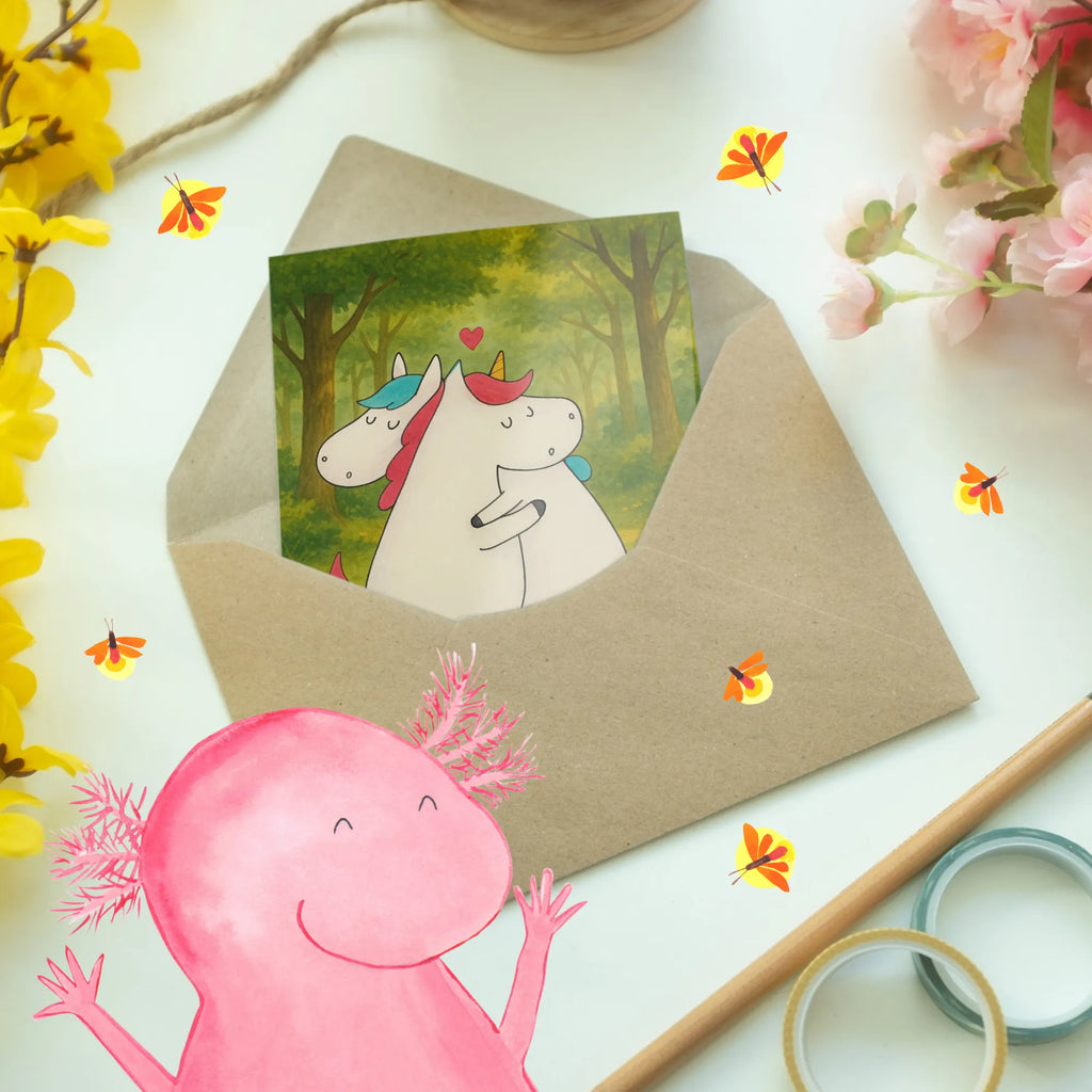 Grußkarte Einhorn Mitteilung Design Grußkarte, Klappkarte, Einladungskarte, Glückwunschkarte, Hochzeitskarte, Geburtstagskarte, Karte, Ansichtskarten, Einhorn, Einhörner, Einhorn Deko, Unicorn, Valentinstag, Valentine, Liebe, Geschenk, Partner, Ehe, lustig, witzig, Spruch