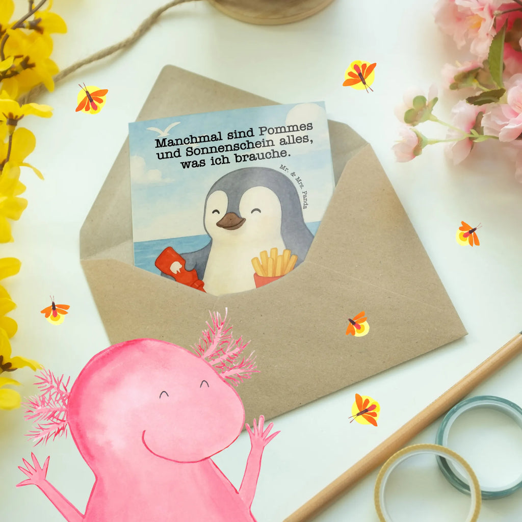 Grußkarte Pinguin Pommes Design Grußkarte, Klappkarte, Einladungskarte, Glückwunschkarte, Hochzeitskarte, Geburtstagskarte, Karte, Ansichtskarten, Liebe, Partner, Freund, Freundin, Ehemann, Ehefrau, Heiraten, Verlobung, Heiratsantrag, Liebesgeschenk, Jahrestag, Hocheitstag, Valentinstag, Geschenk für Frauen, Hochzeitstag, Mitbringsel, Geschenk für Freundin, Geschenk für Partner, Liebesbeweis, für Männer, für Ehemann