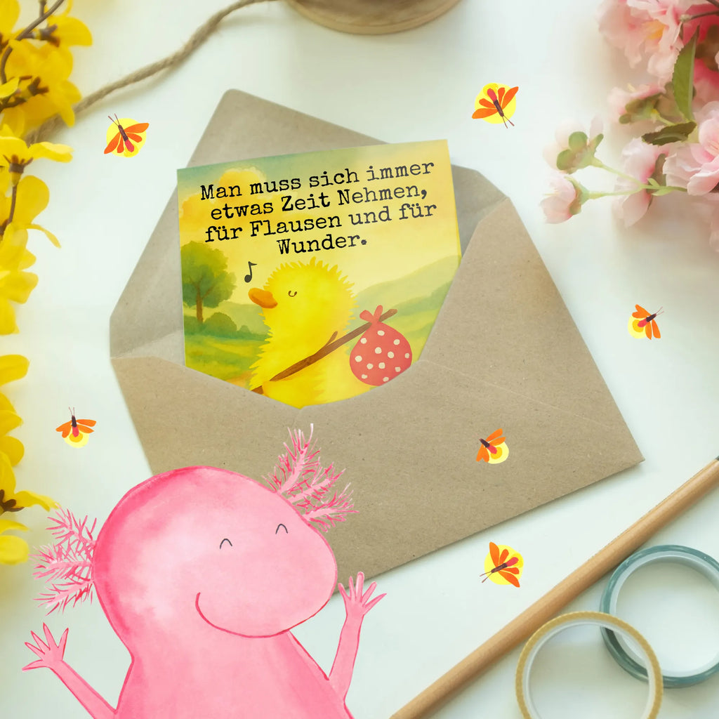 Grußkarte Küken Wander Design Grußkarte, Klappkarte, Einladungskarte, Glückwunschkarte, Hochzeitskarte, Geburtstagskarte, Karte, Ansichtskarten, Ostern, Osterhase, Ostergeschenke, Osternest, Osterdeko, Geschenke zu Ostern, Ostern Geschenk, Ostergeschenke Kinder, Ostern Kinder, Küken, Osterei, Ostereier, Ei, Frühlingsgefühle, Freude, Grüße, liebe Grüße, Frohe Ostern, Ostergrüße, Flausen, Wunder, Reisen, Weltenbummler, Zeit, Zeitmanagement, Backpacker