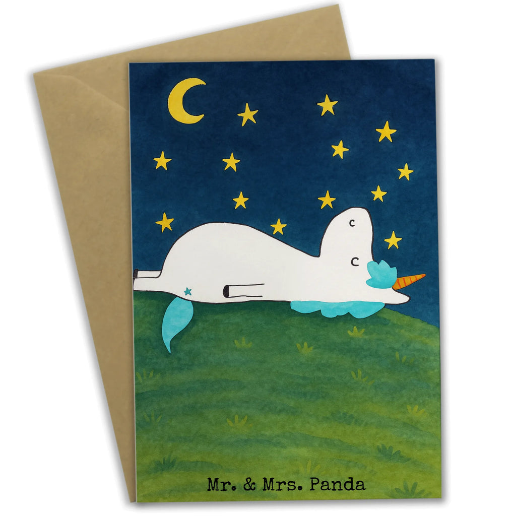 Greetings card unicorn starry sky Design Grußkarte, Klappkarte, Einladungskarte, Glückwunschkarte, Hochzeitskarte, Geburtstagskarte, Karte, Ansichtskarten, Einhorn, Einhörner, Einhorn Deko, Unicorn, Sterne, Dachschaden, Verrückt, Sternenhimmel