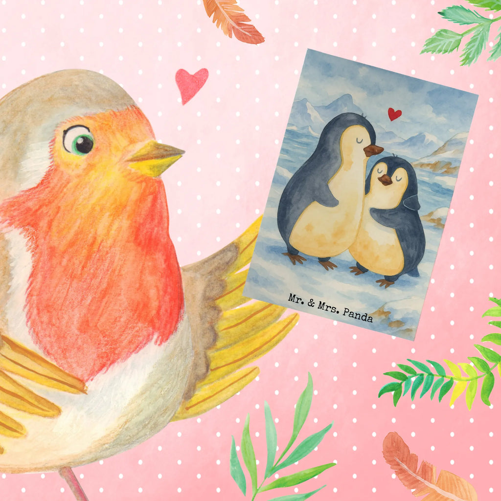 Grußkarte Pinguin umarmen Design Grußkarte, Klappkarte, Einladungskarte, Glückwunschkarte, Hochzeitskarte, Geburtstagskarte, Karte, Ansichtskarten, Pinguin, Liebe, Liebespaar, Liebesbeweis, Liebesgeschenk, Verlobung, Jahrestag, Hochzeitstag, Hochzeit, Hochzeitsgeschenk