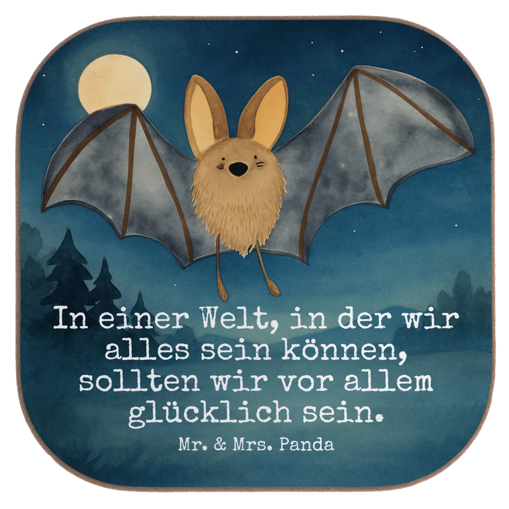 Untersetzer Fledermaus Flügel Design