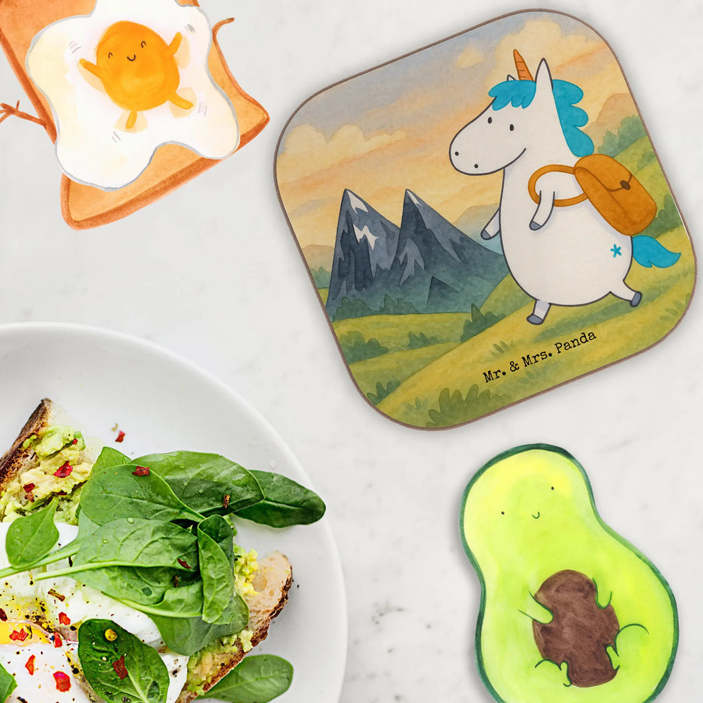 Square coaster unicorn climber Design Untersetzer, Bierdeckel, Glasuntersetzer, Untersetzer Gläser, Getränkeuntersetzer, Untersetzer aus Holz, Untersetzer für Gläser, Korkuntersetzer, Untersetzer Holz, Holzuntersetzer, Tassen Untersetzer, Untersetzer Design, Einhorn, Einhörner, Einhorn Deko, Unicorn, Bergsteiger, Abenteuer, Berge, Abenteurer, Weltenbummler, Weltreise, Reisen, Urlaub, Entdecker
