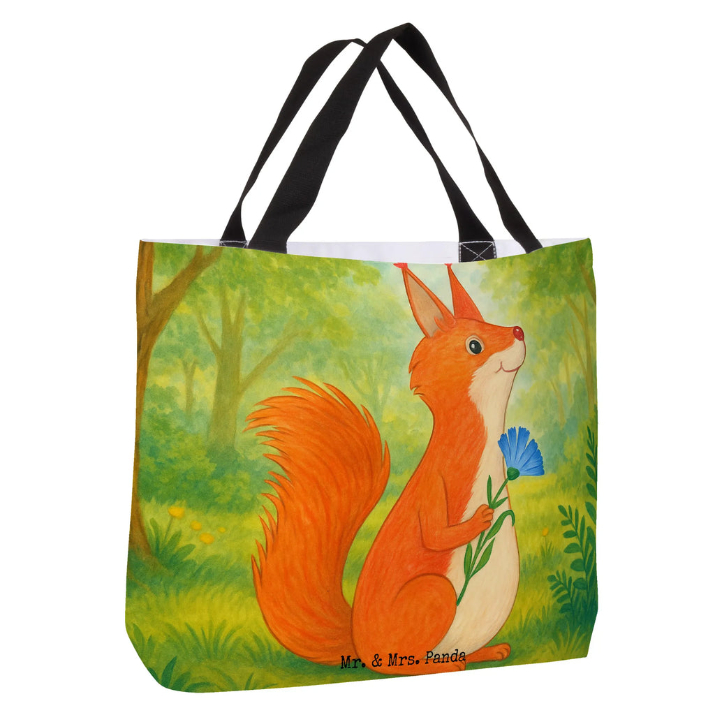 Shopper Squirrel flower Design Beutel, Einkaufstasche, Tasche, Strandtasche, Einkaufsbeutel, Shopper, Schultasche, Freizeittasche, Tragebeutel, Schulbeutel, Alltagstasche, Tiermotive, Gute Laune, lustige Sprüche, Tiere, Eichhörnchen, Eichhorn, Spruch positiv, Lachen, Spaß, Motivation Sprüche, Motivation Bilder, glücklich Spruch, Spruch Deko