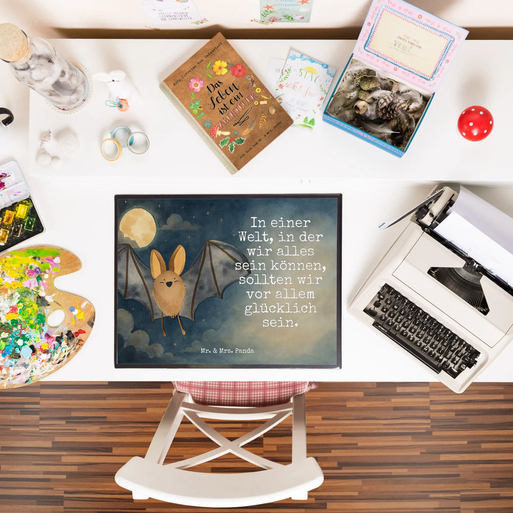 Schreibtischunterlage Fledermaus Flügel Design