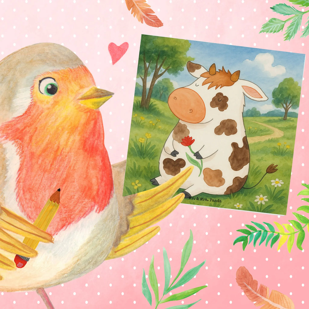 Deluxe Karte Kuh Design Karte, Grußkarte, Klappkarte, Einladungskarte, Glückwunschkarte, Hochzeitskarte, Geburtstagskarte, Hochwertige Grußkarte, Hochwertige Klappkarte, Bauernhof, Hoftiere, Landwirt, Landwirtin, Kuh, Kühe, Träume, Flausen, Spruch, Magie, Motivtion, Hof, Milch, Milchkuh