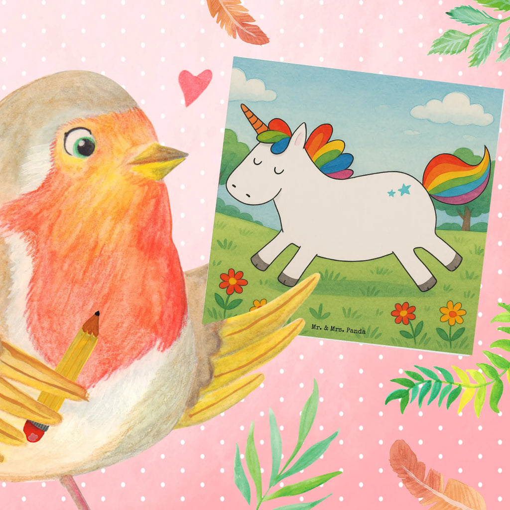 Deluxe Karte Einhorn Happy Design Karte, Grußkarte, Klappkarte, Einladungskarte, Glückwunschkarte, Hochzeitskarte, Geburtstagskarte, Hochwertige Grußkarte, Hochwertige Klappkarte, Einhorn, Einhörner, Einhorn Deko, Unicorn, glücklich, fröhlich, Spaß, Freude, Lebensfreude, witzig, spannend, Lächeln, Lachen