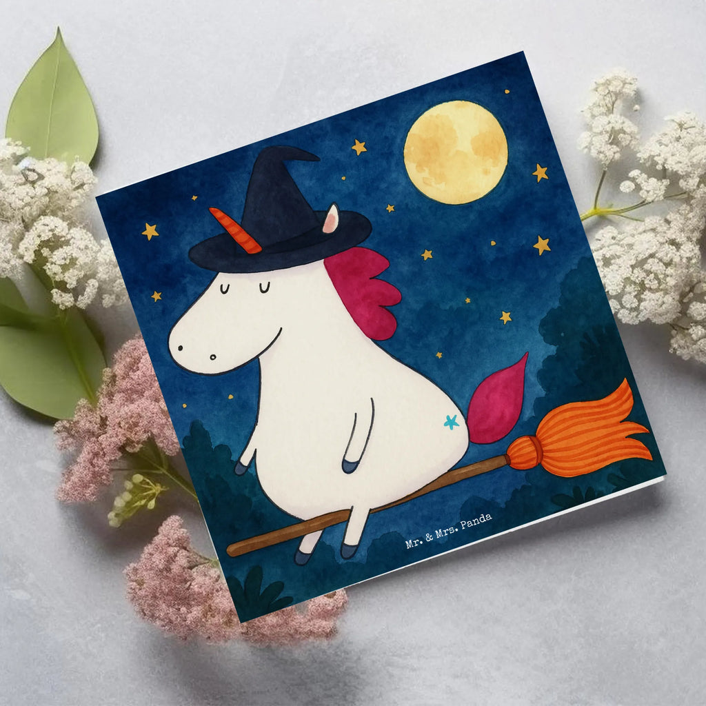 Deluxe Card unicorn Witch Design Karte, Grußkarte, Klappkarte, Einladungskarte, Glückwunschkarte, Hochzeitskarte, Geburtstagskarte, Hochwertige Grußkarte, Hochwertige Klappkarte, Einhorn, Einhörner, Einhorn Deko, Unicorn, Frau, Ehefrau, Hexe, Teufel, Engel, Verrückte, Freundin, Leben, Zicke