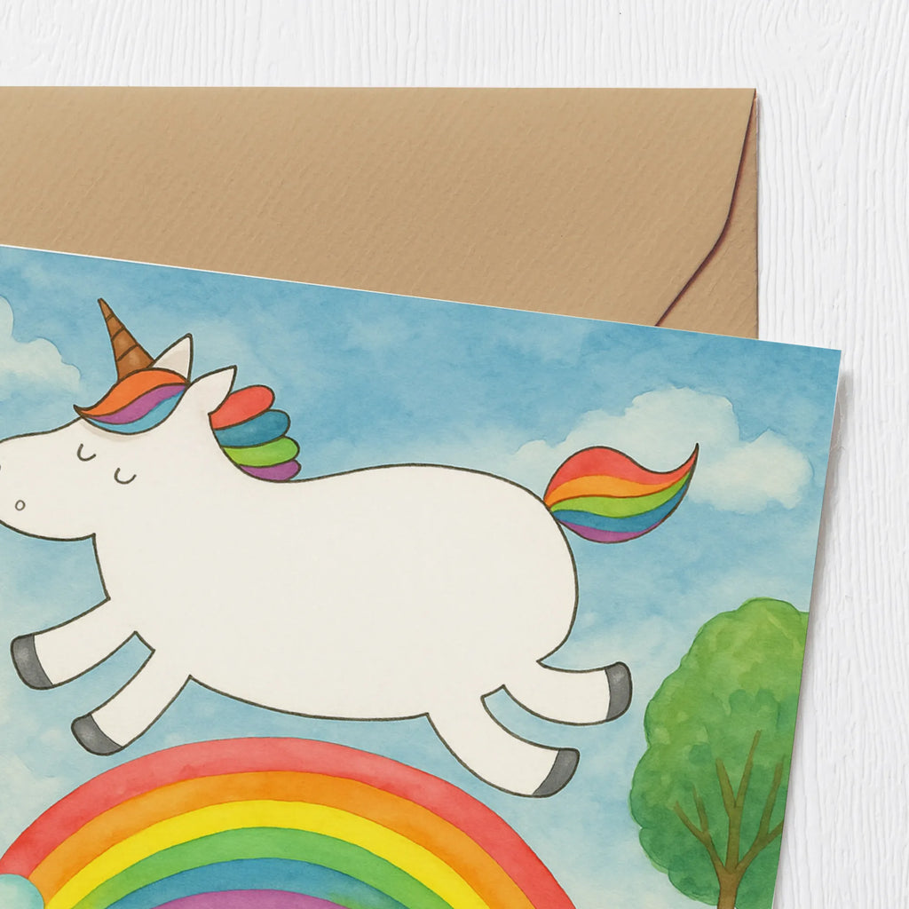 Deluxe Karte Einhorn Regenbogen Design Karte, Grußkarte, Klappkarte, Einladungskarte, Glückwunschkarte, Hochzeitskarte, Geburtstagskarte, Hochwertige Grußkarte, Hochwertige Klappkarte, Einhorn, Einhörner, Einhorn Deko, Unicorn, Regenbogen, Glitzer, Einhornpower, Erwachsenwerden, Einhornautobahn