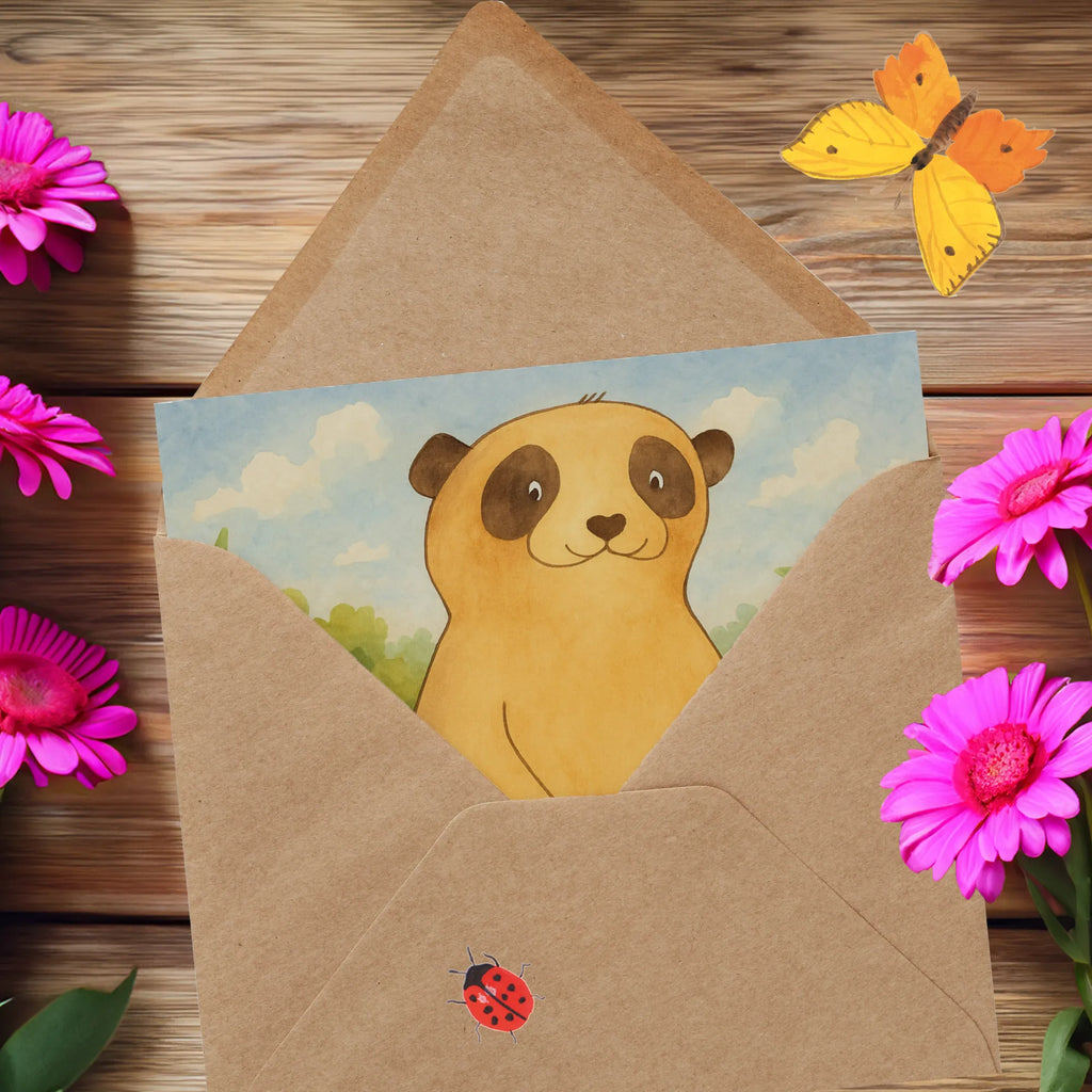 Deluxe Karte Erdmännchen Design Karte, Grußkarte, Klappkarte, Einladungskarte, Glückwunschkarte, Hochzeitskarte, Geburtstagskarte, Hochwertige Grußkarte, Hochwertige Klappkarte, Afrika, Wildtiere, Erdmännchen, Reisen, Spruch, Weltreise, Afrikareise, Roadtrip, Traveling