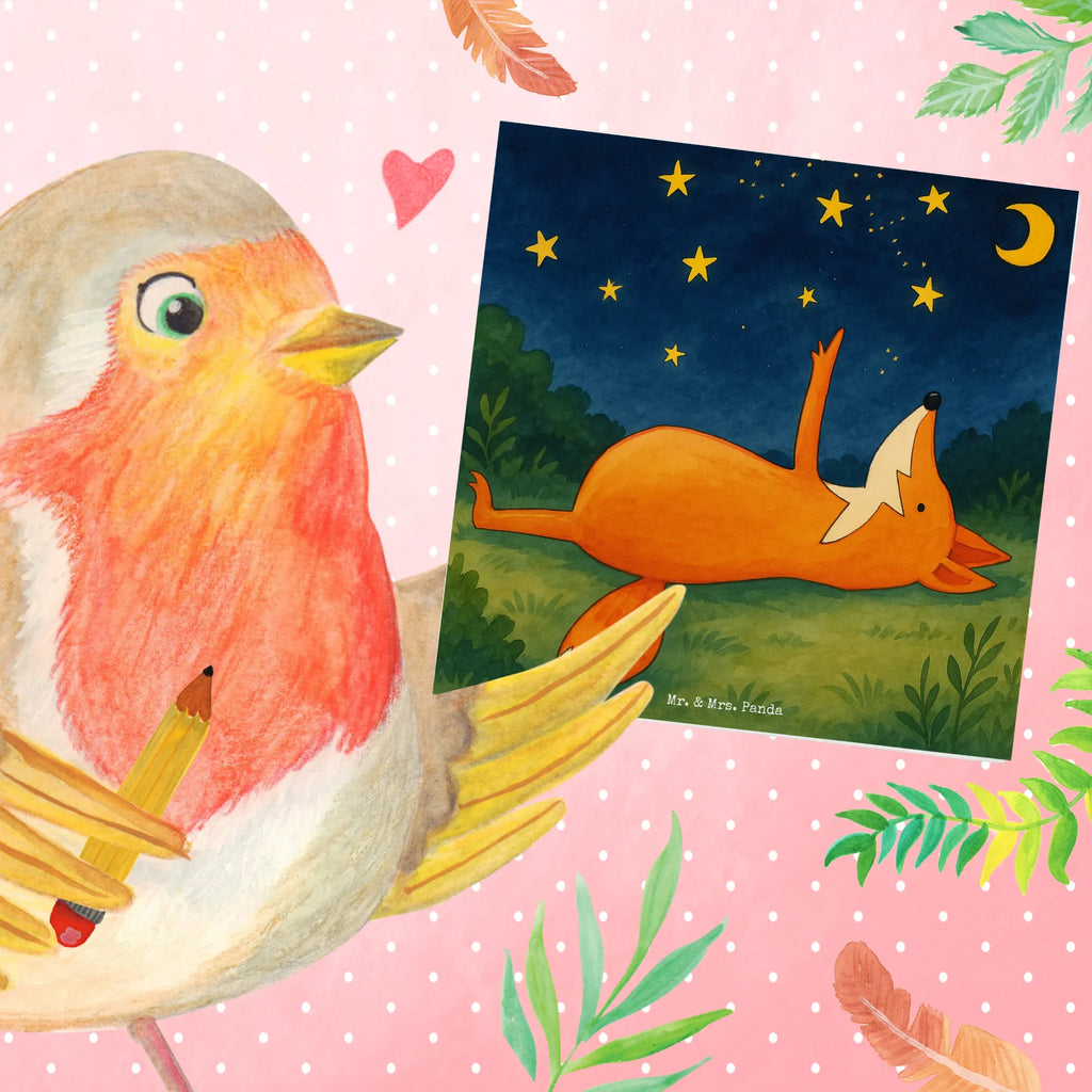 Deluxe Karte Fuchs Sterne Design Karte, Grußkarte, Klappkarte, Einladungskarte, Glückwunschkarte, Hochzeitskarte, Geburtstagskarte, Hochwertige Grußkarte, Hochwertige Klappkarte, Fuchs, Füchse, tröstende Worte, Spruch positiv, Spruch schön, Romantik, Always Look on the Bright Side of Life