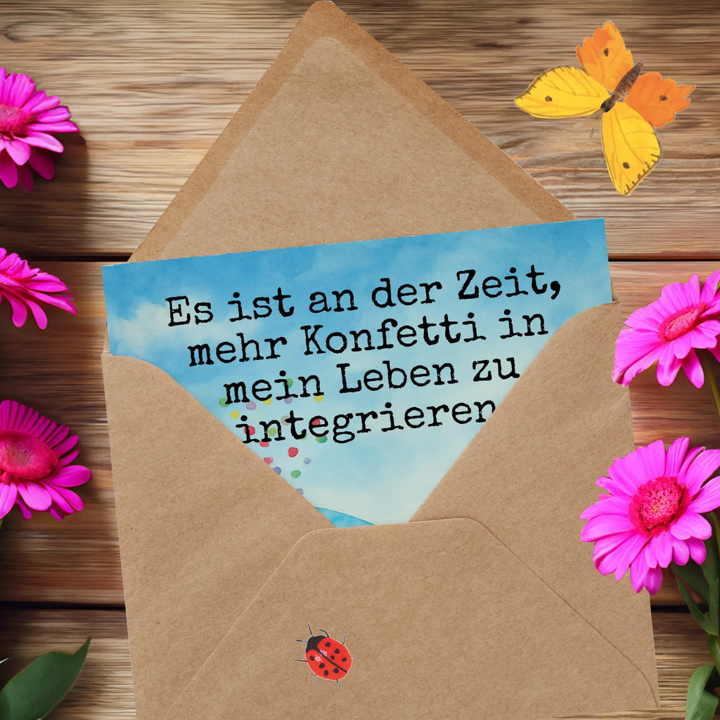 Deluxe Card whale confetti Design Karte, Grußkarte, Klappkarte, Einladungskarte, Glückwunschkarte, Hochzeitskarte, Geburtstagskarte, Hochwertige Grußkarte, Hochwertige Klappkarte, Meerestiere, Meer, Urlaub, Wal, Konfetti, Wale, Motivation, Neuanfang, Trennung, Diät, Abnehmen, Neustart, Lebensabschnitt, Geburtstag