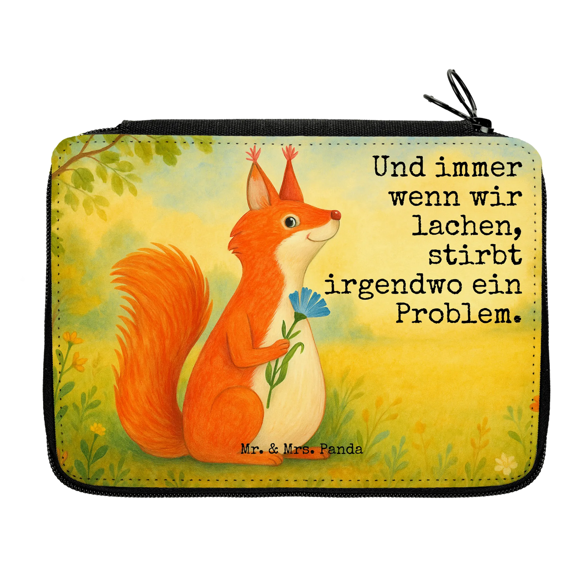 Federmappe Eichhörnchen Blume Design Stiftemappe, Zeichenetui, Federpenal, Malmappe, Stifte Etui, Mäppchen, Etui für Stifte, Buntstiftmäppchen, Stiftetasche, Federtasche, Kinder Federmappe, Federmappe Set, reiseetui, Schlamper, Schuletui, Federmäppchen, Farbstiftetui, Schreibetui, Federmappe, schulmäppchen set, Bleistiftetui, Schlampermäppchen, Stiftebeutel, Bleistift Etui, Schulmäppchen, Stifteetui, Schüleretui, Buntstiftetui, Schreibmappe, Etui, Lustige Sprüche, Tiere, Tiermotive, Gute Laune, Spaß, Eichhorn, Spruch Positiv, Lachen, Eichhörnchen, glücklich Spruch, Spruch Deko, Motivation Sprüche, Motivation Bilder