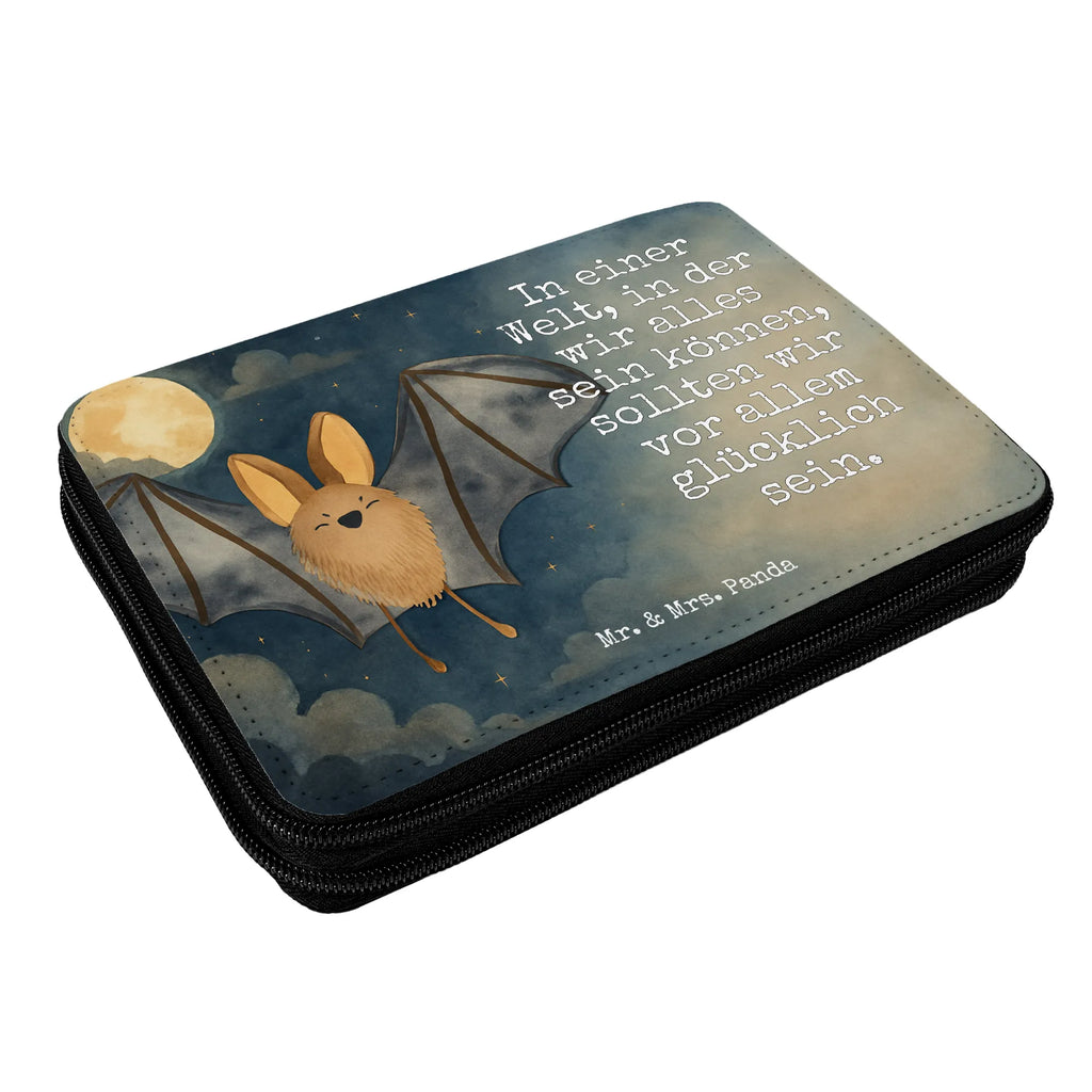 Federmappe Fledermaus Flügel Design Federmappe, Stiftetasche, Stifte Etui, Schule, Einschulung, Geschenk, Kind, Schüler, Schülerin, Stifterolle, Federmäppchen, Motiv, Grundschule, Federmäppchen bedruckt, Büro Stifte Etui, Bestückte Federmappe, Kinder Federmappe, Federmappe Einschulung, Tiermotive, Gute Laune, lustige Sprüche, Tiere