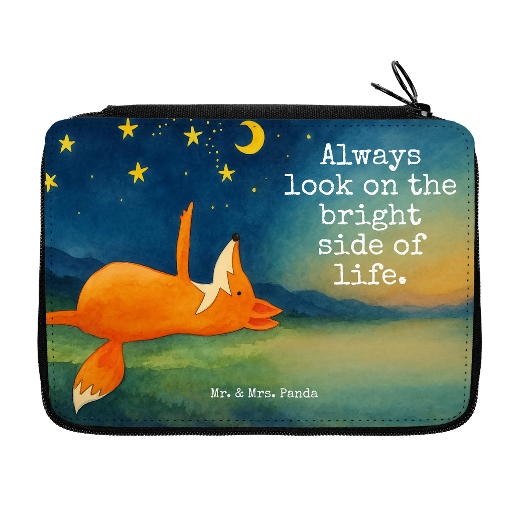 Leather folder Fox Stars Design Federmappe, Stiftetasche, Stifte Etui, Schule, Einschulung, Geschenk, Kind, Schüler, Schülerin, Stifterolle, Federmäppchen, Motiv, Grundschule, Federmäppchen bedruckt, Büro Stifte Etui, Bestückte Federmappe, Kinder Federmappe, Federmappe Einschulung, Fuchs, Füchse, tröstende Worte, Spruch positiv, Spruch schön, Romantik, Always Look on the Bright Side of Life