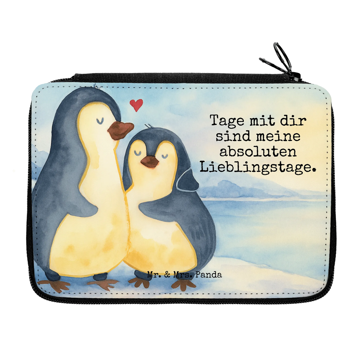 Leather folder Penguin embrace Design North Pole, Penguins, anniversary, proof of love, wedding, wedding day, lovers, love gift, wedding gift