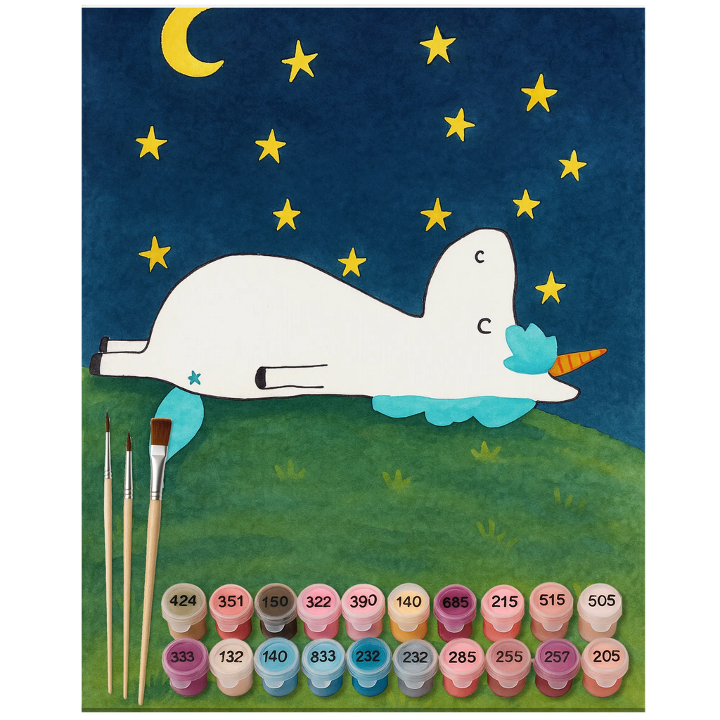 Paint by Numbers unicorn starry sky Design unicorn, unicorns, crazy, girlfriend gift, Unicorn, heaven, funny, girlfriend present, Unicorns, stars