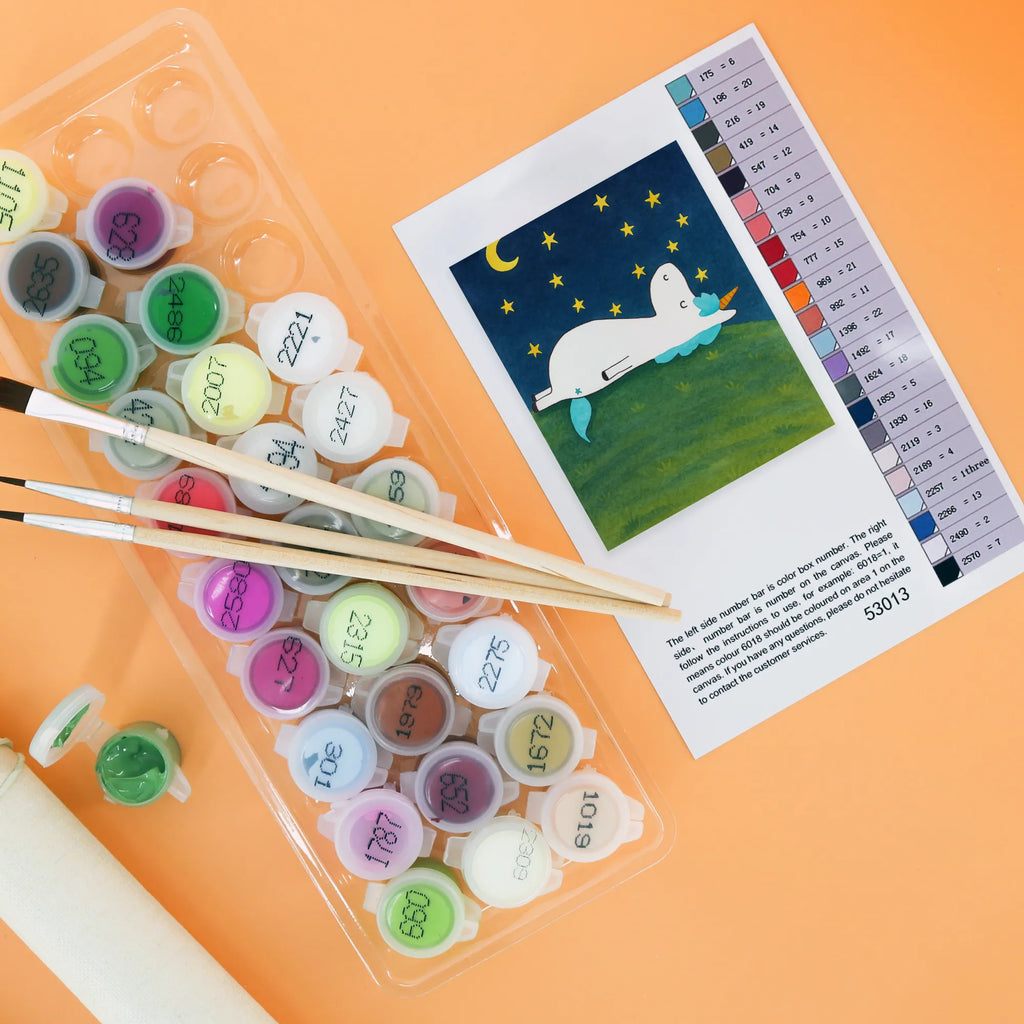 Paint by Numbers unicorn starry sky Design unicorn, unicorns, crazy, girlfriend gift, Unicorn, heaven, funny, girlfriend present, Unicorns, stars