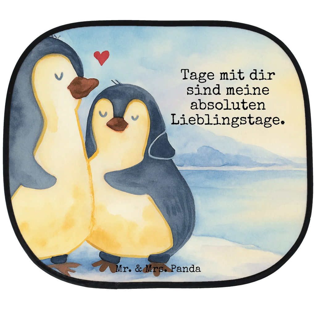 Sonnenschutz Auto Pinguin umarmen Design