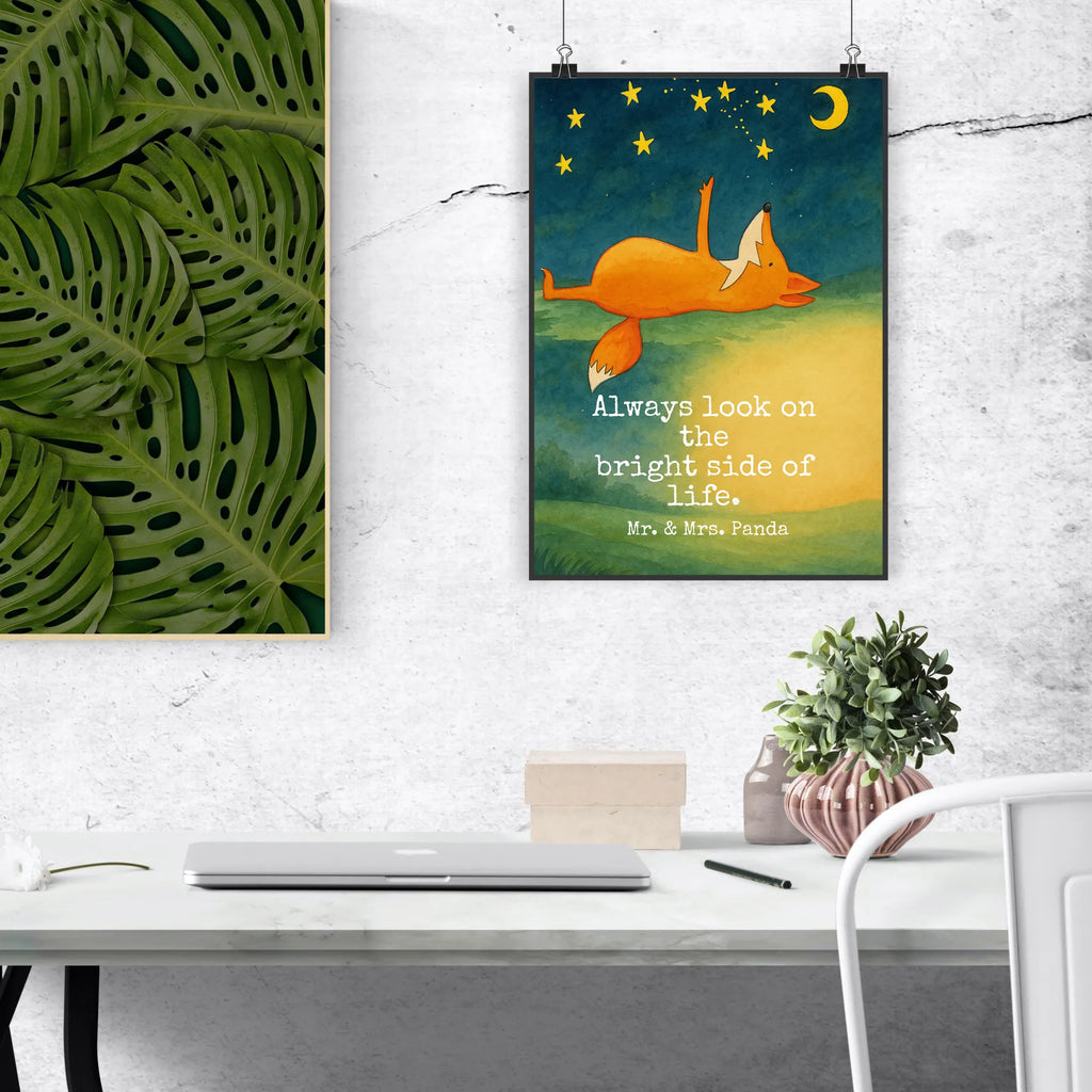 Poster Fuchs Sterne Design