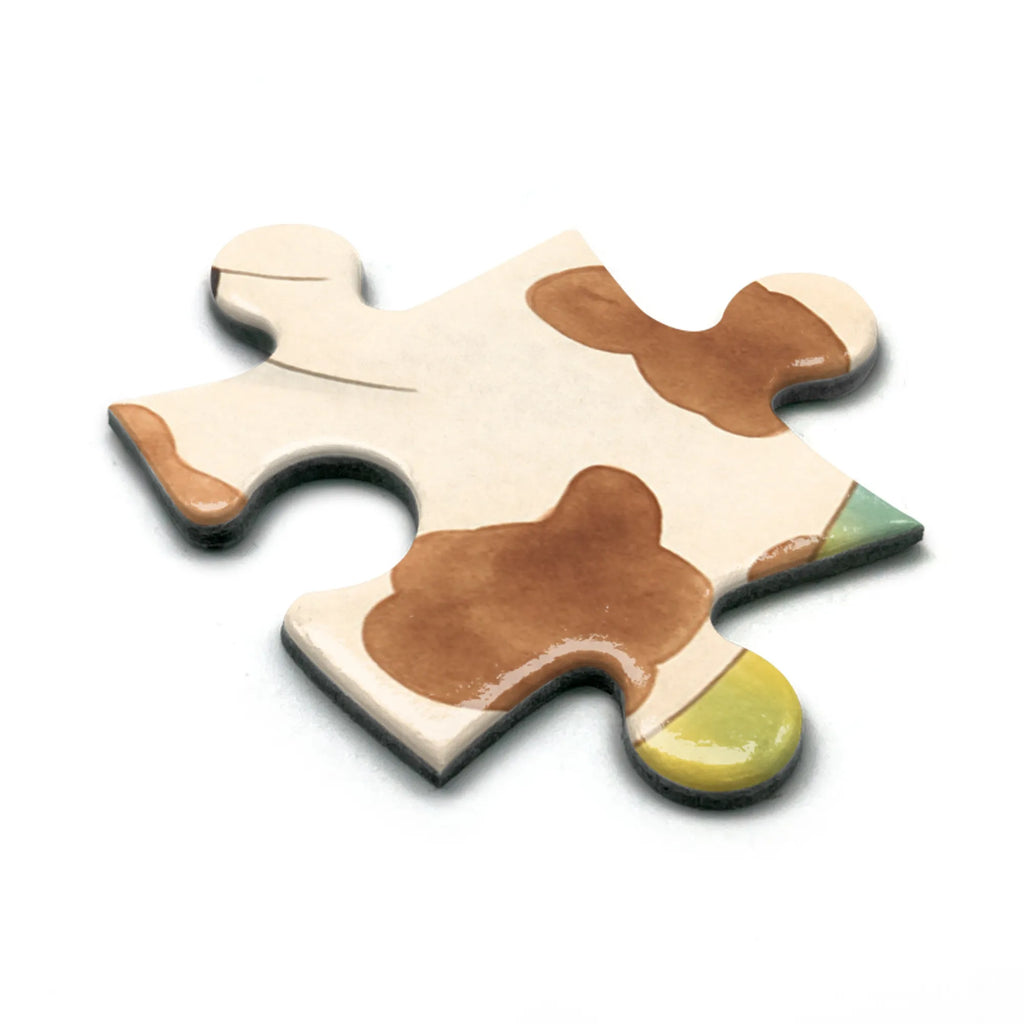 Puzzle Kuh Design Puzzle, Bauernhof, Hoftiere, Landwirt, Landwirtin, Kuh, Kühe, Träume, Flausen, Spruch, Magie, Motivtion, Hof, Milch, Milchkuh