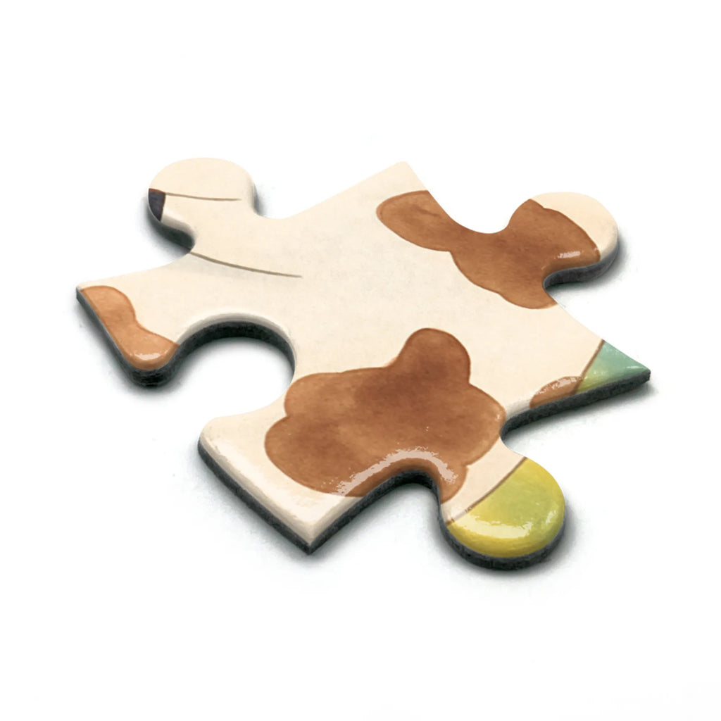 Puzzle Kuh Design Puzzle, Bauernhof, Hoftiere, Landwirt, Landwirtin, Kuh, Kühe, Träume, Flausen, Spruch, Magie, Motivtion, Hof, Milch, Milchkuh