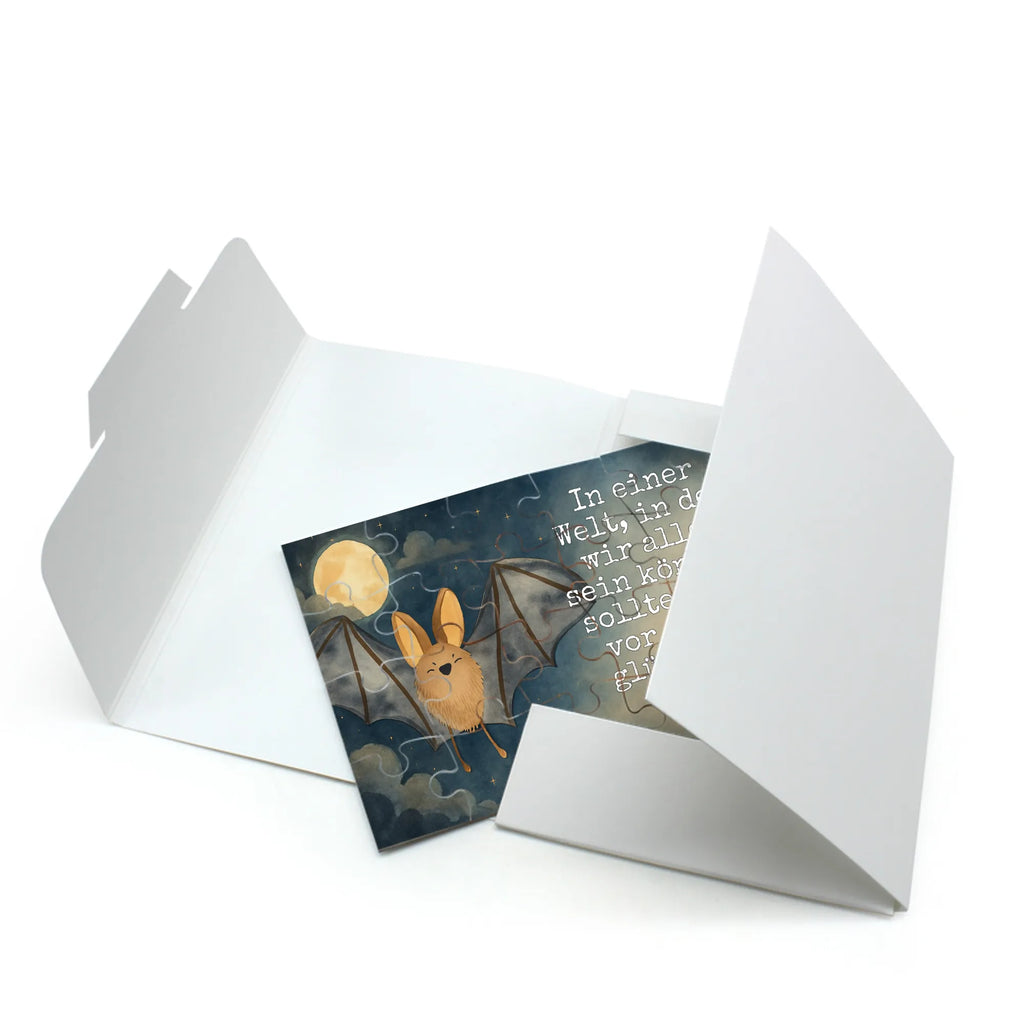 Puzzle Fledermaus Flügel Design Puzzle, Tiermotive, Gute Laune, lustige Sprüche, Tiere