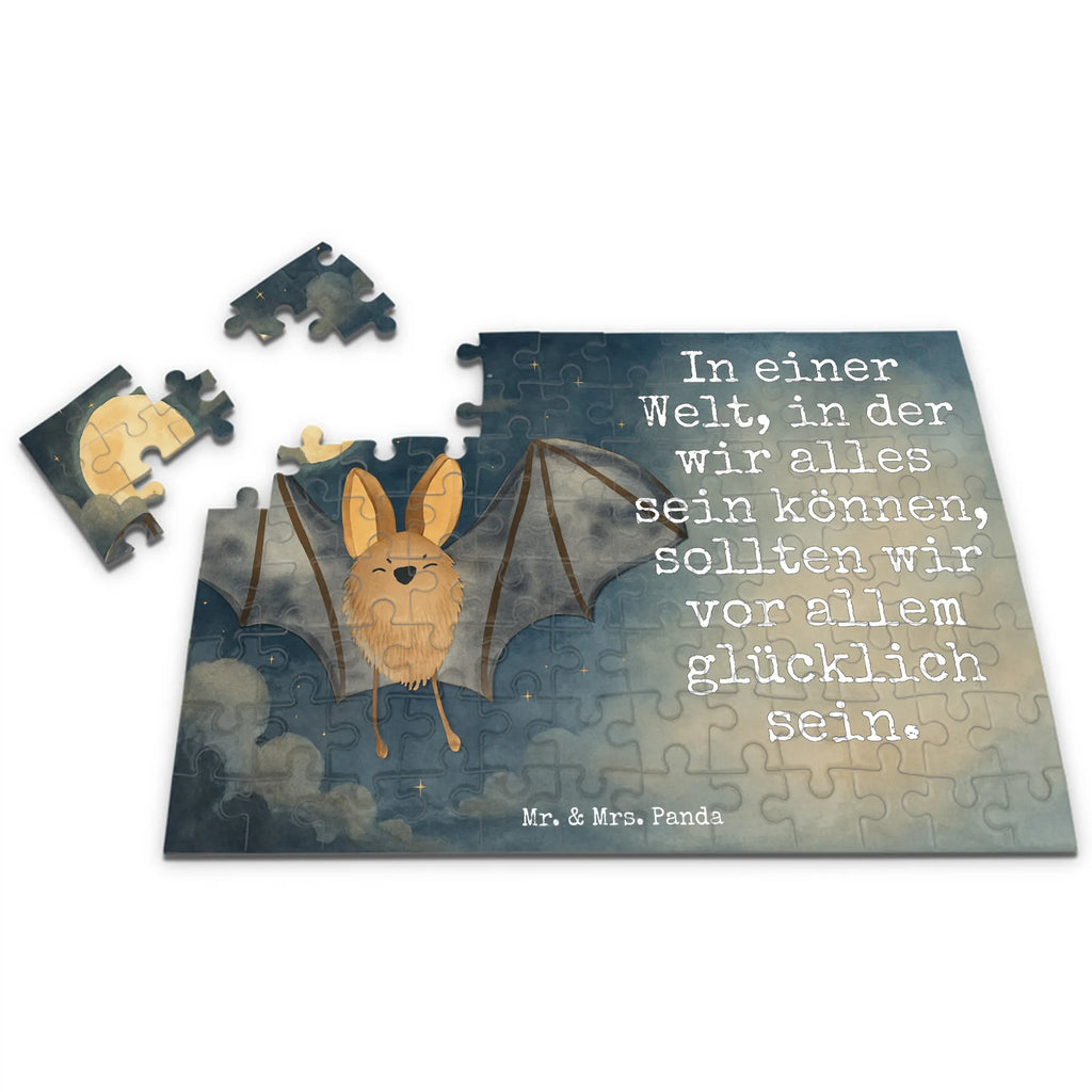 Puzzle Fledermaus Flügel Design Puzzle, Tiermotive, Gute Laune, lustige Sprüche, Tiere