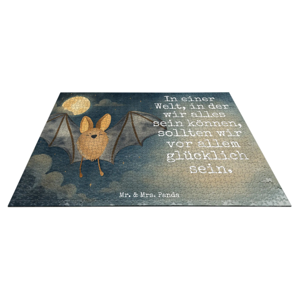 Puzzle Fledermaus Flügel Design Puzzle, Tiermotive, Gute Laune, lustige Sprüche, Tiere