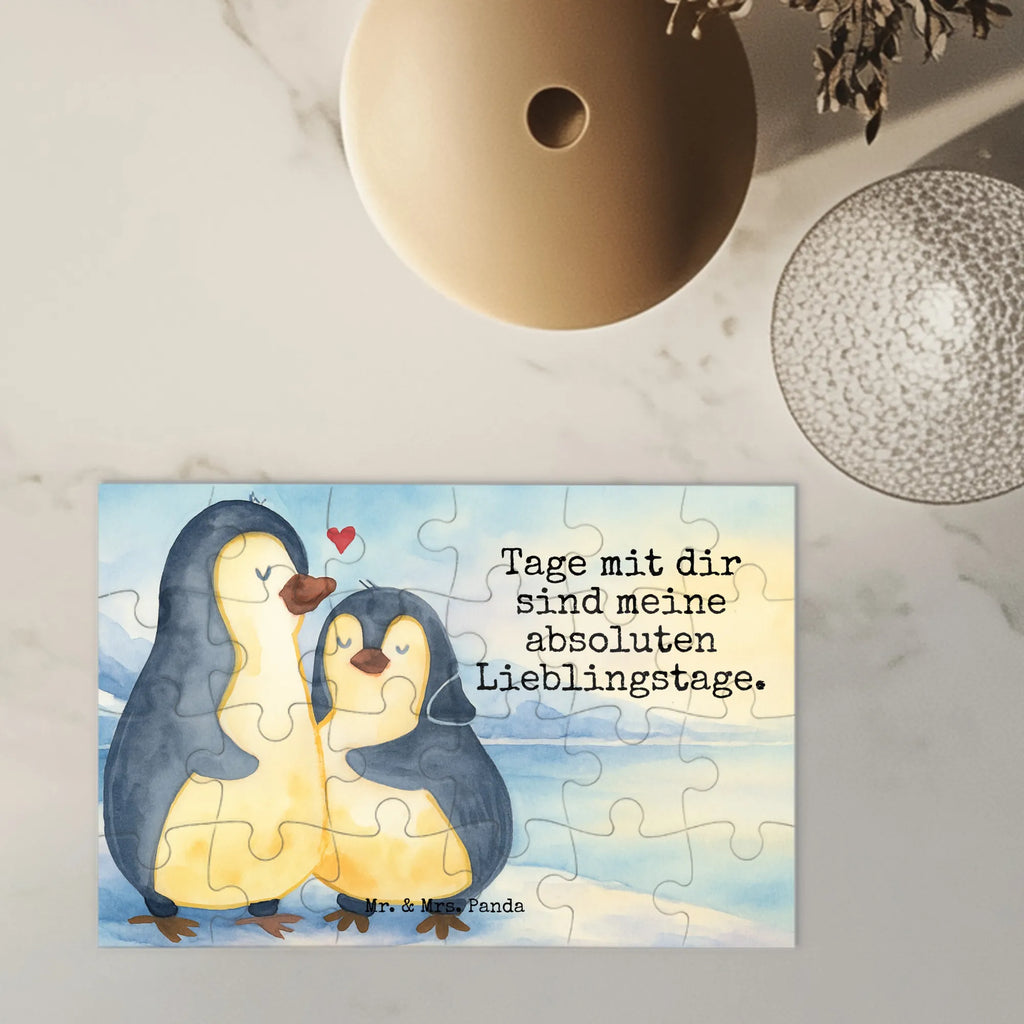Puzzle Pinguin umarmen Design Puzzle, Pinguin, Liebe, Liebespaar, Liebesbeweis, Liebesgeschenk, Verlobung, Jahrestag, Hochzeitstag, Hochzeit, Hochzeitsgeschenk