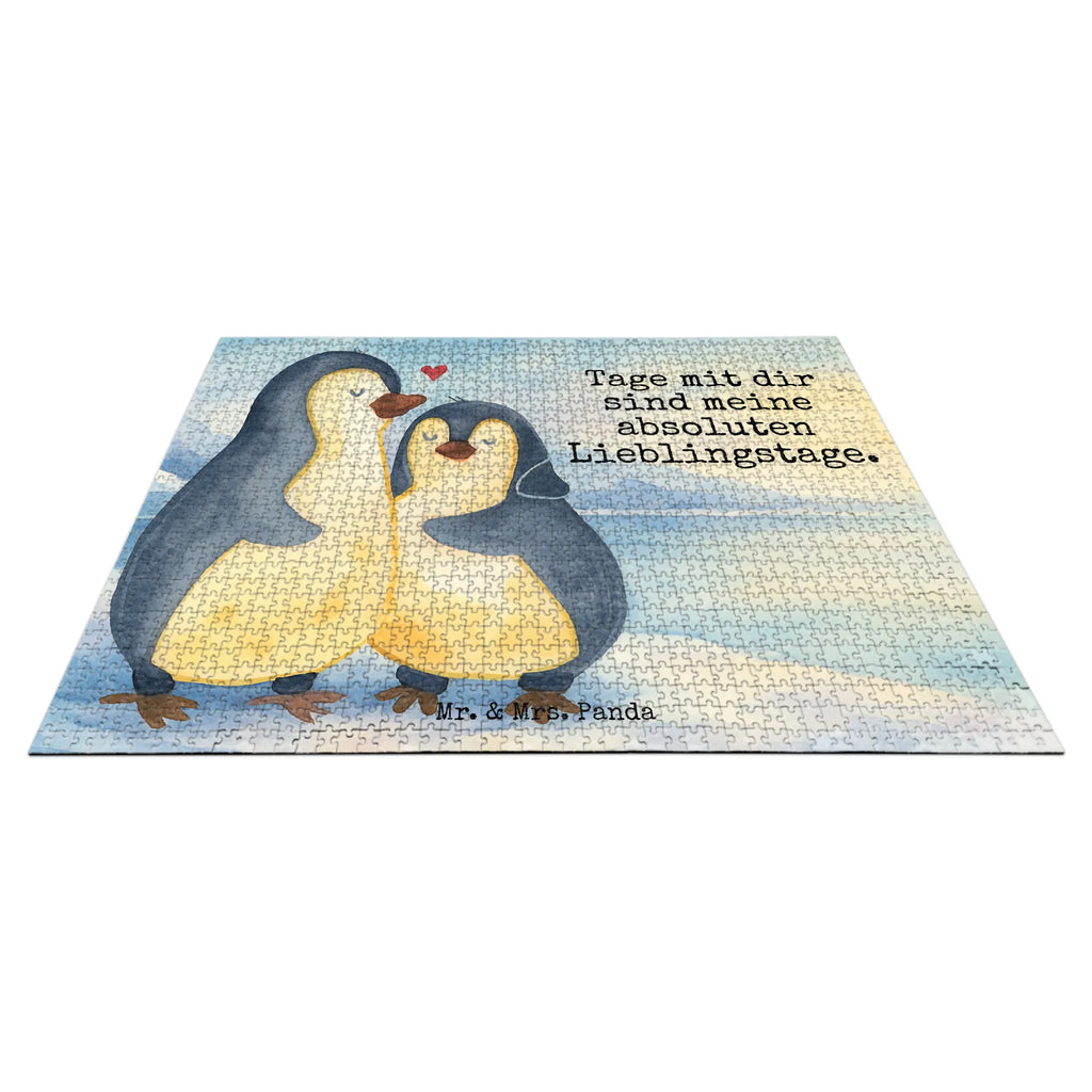 Puzzle Pinguin umarmen Design Puzzle, Pinguin, Liebe, Liebespaar, Liebesbeweis, Liebesgeschenk, Verlobung, Jahrestag, Hochzeitstag, Hochzeit, Hochzeitsgeschenk