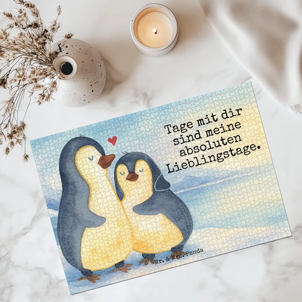 Puzzle Pinguin umarmen Design Puzzle, Pinguin, Liebe, Liebespaar, Liebesbeweis, Liebesgeschenk, Verlobung, Jahrestag, Hochzeitstag, Hochzeit, Hochzeitsgeschenk