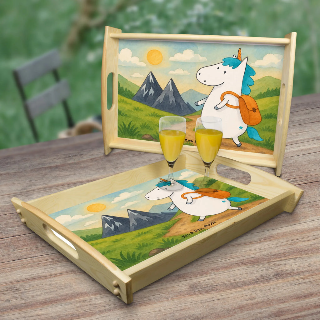 Serviertablett Einhorn Bergsteiger Design Serviertablett, Tablett, Holztablett, Küchentablett, Dekotablett, Frühstückstablett, Einhorn, Einhörner, Einhorn Deko, Unicorn, Bergsteiger, Abenteuer, Berge, Abenteurer, Weltenbummler, Weltreise, Reisen, Urlaub, Entdecker