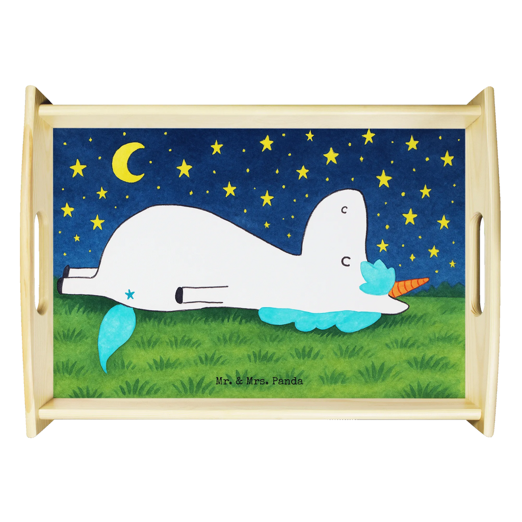 Serviertablett Einhorn Sternenhimmel Design Serviertablett, Tablett, Holztablett, Küchentablett, Dekotablett, Frühstückstablett, Einhorn, Einhörner, Einhorn Deko, Unicorn, Sterne, Dachschaden, Verrückt, Sternenhimmel