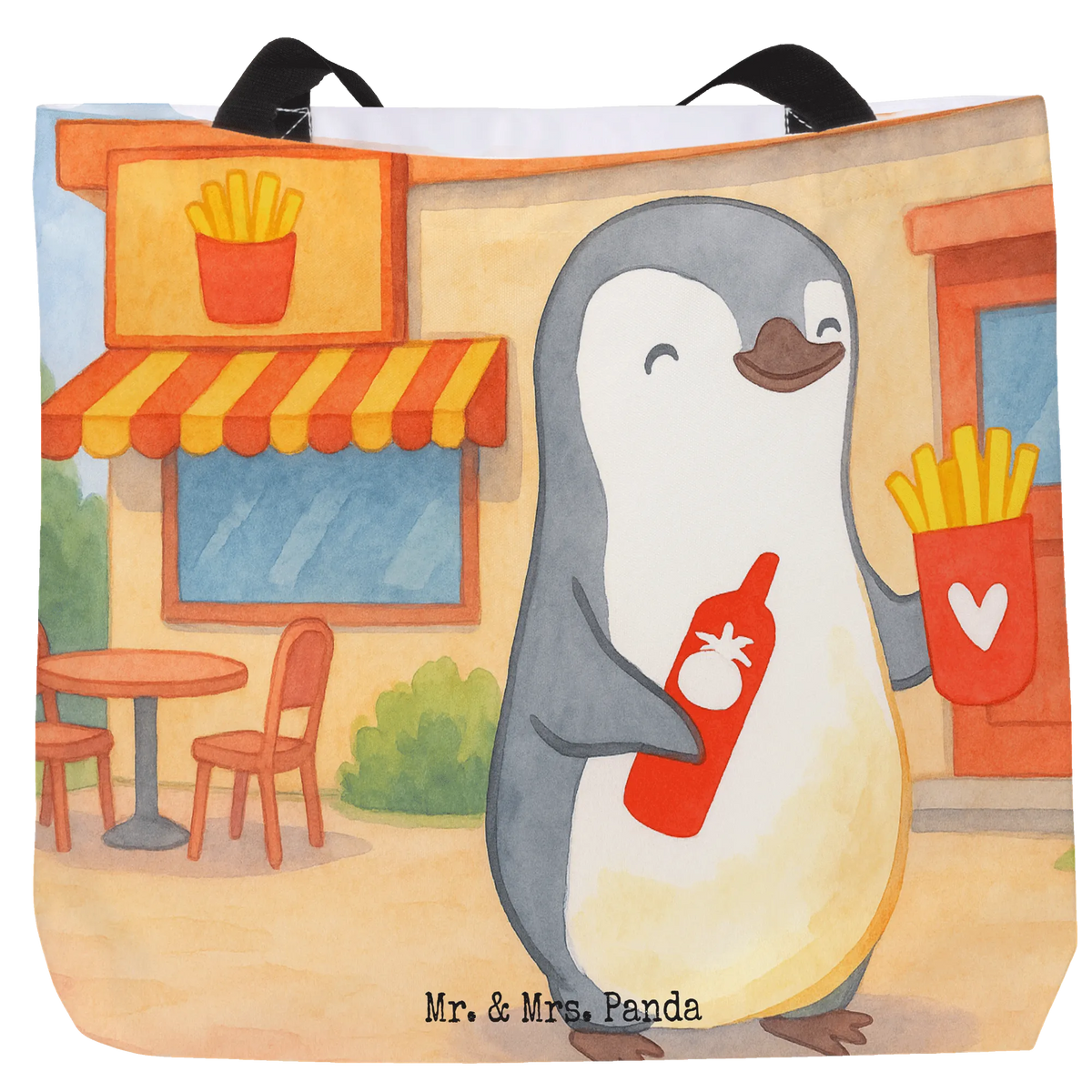 Shopper Pinguin Pommes Design Shopper Tasche, XL Tasche, Schultertasche, Pandatasche, Tüte, Stofftasche, Tragetasche, Beutel, studententasche, Freizeittasche, XXL Tasche, Schulbeutel, Umhängetasche, Henkeltasche, City-Shopper, Reisetasche, Laptoptasche, Tote Bag, Alltagstasche, Tragebeutel, Shopper, Urlaubstasche, Einkaufstasche, Büchertasche, Einkaufsbeutel, Stoffbeutel, Statement-Tasche, Tasche, Unitasche, Strandtasche, Schultasche, Freund, Liebe, Liebesgeschenk, Jahrestag, Verlobung, Partner, Ehemann, Ehefrau, Heiraten, Heiratsantrag, Hocheitstag, Freundin, Geschenk für Frauen, Mitbringsel, Hochzeitstag, Valentinstag, für Männer, Geschenk für Freundin, Liebesbeweis, für Ehemann, Geschenk für Partner