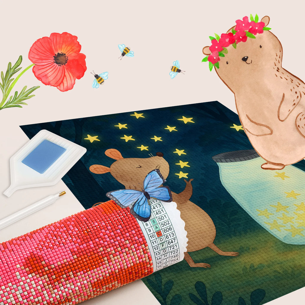 Diamond Painting Maus Sterne Design Diamond Painting, DIY, Kristallbild, Kreativität, Tiermotive, Gute Laune, lustige Sprüche, Tiere, Kind, Taufe, erstes Kind, Sterne, Kindergeburtstag, Maus, Schwangerschaft, Träume, Wunsch, Taufgeschenk, Hoffnung, Geburt, Geburtstag