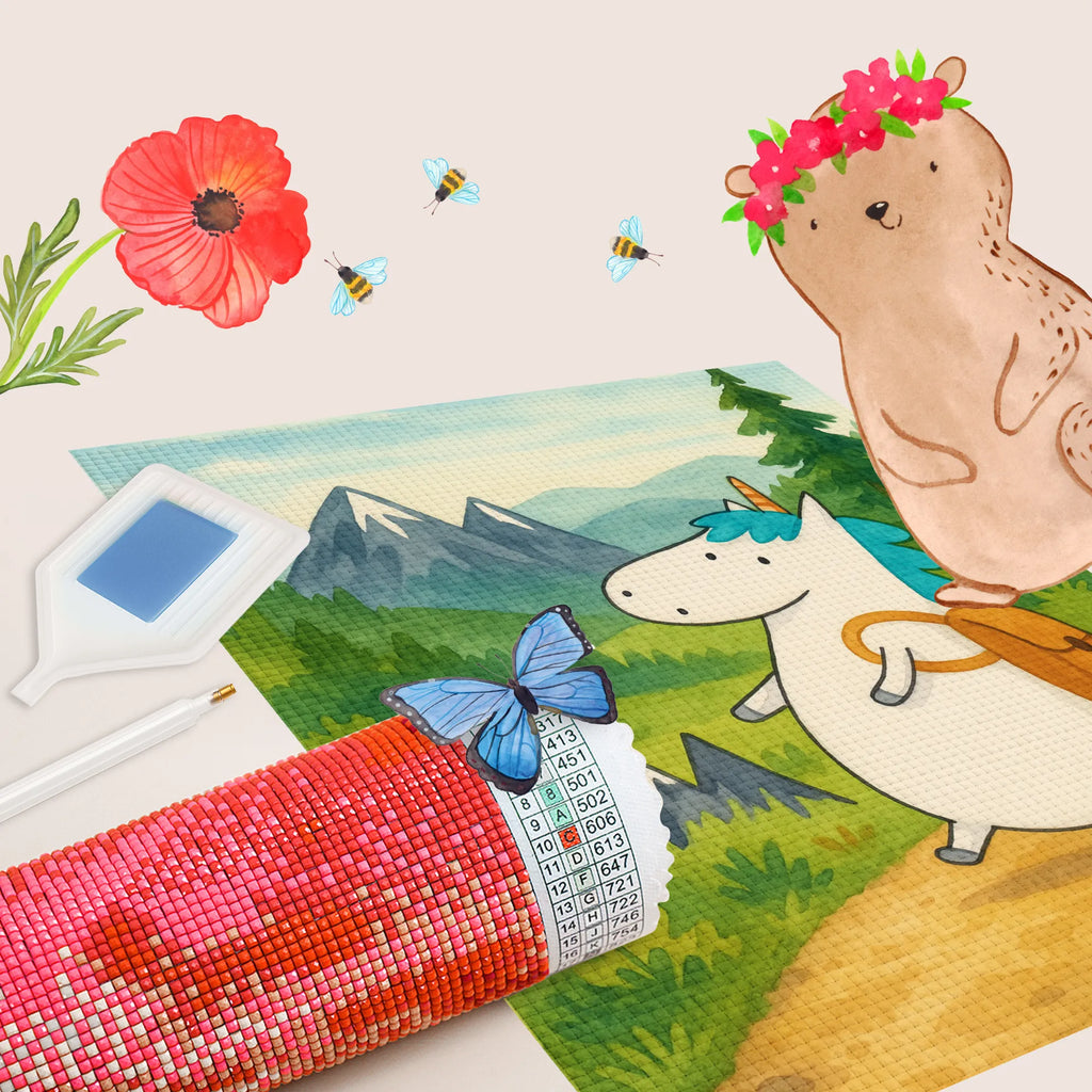 Diamond Painting unicorn climber Design unicorn, unicorns, explorer, mountains, adventurer, world trip, Einhorn, adventure, english, travel, mountaineer, world traveler, vacation