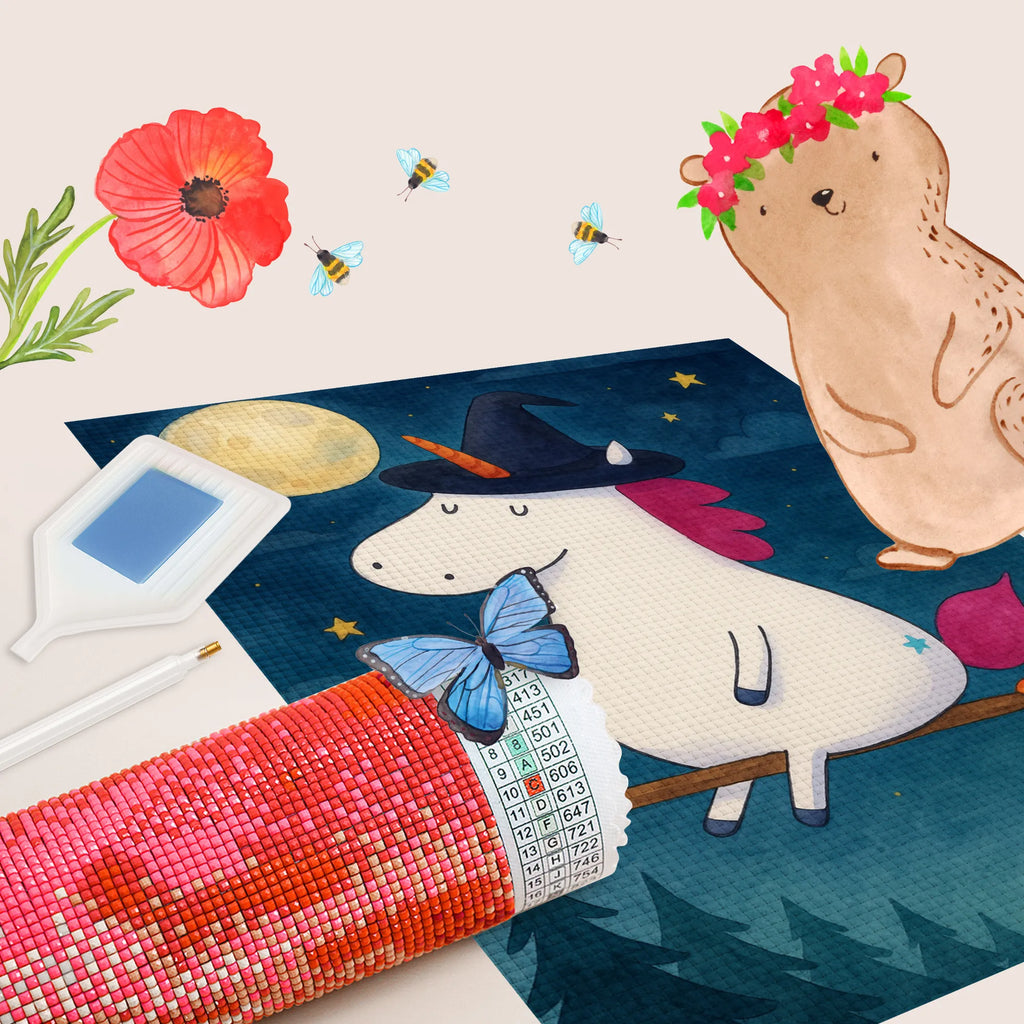 Obraz diamentowy jednorożec Czarownica Design Jednorożec, jednorożce, dekoracje jednorożca, jednorożec