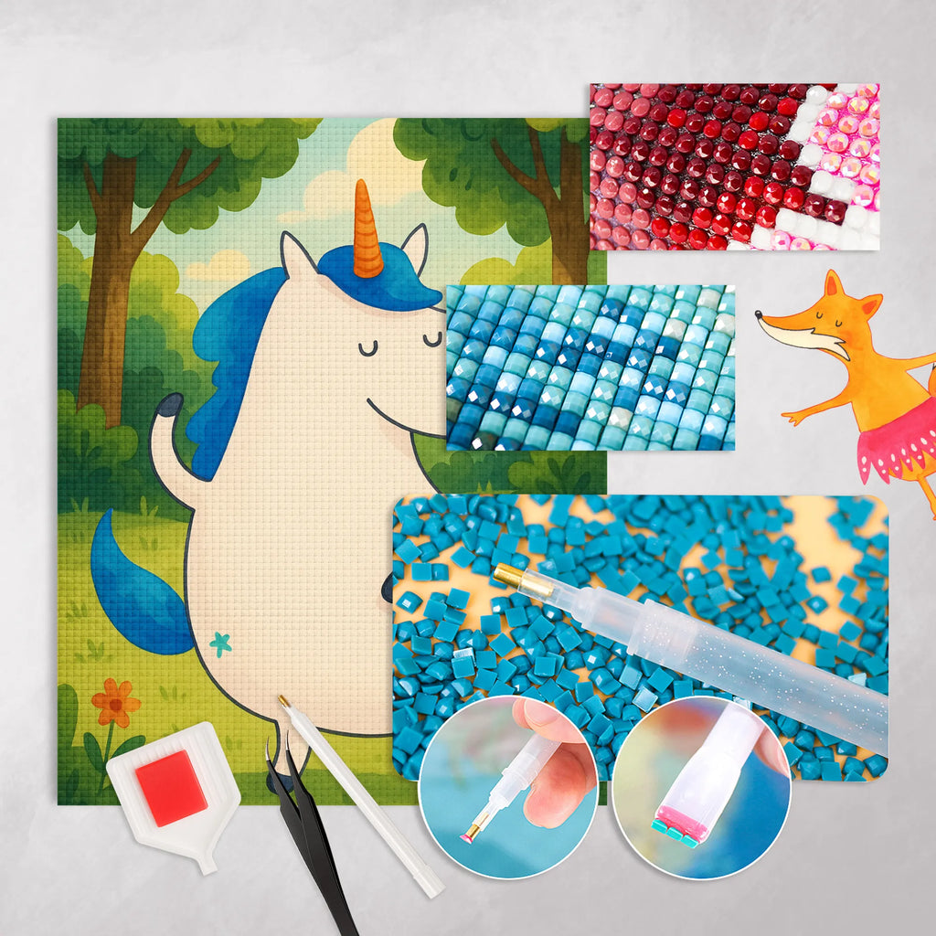 Obraz diamentowy jednorożec Mężczyzna Design Kristallbild, Kreativität, DIY, Diamond Painting, Einhorn, Einhörner, Einhorn Deko, Unicorn, bester Freund, Party, Familie, Freundin, Mann, hübsch, cool, beste, BFF