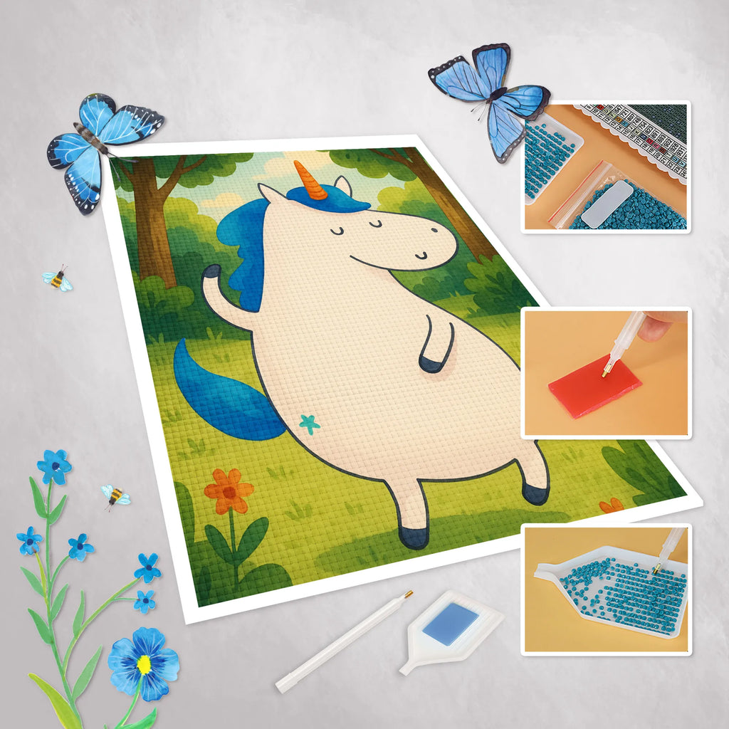 Obraz diamentowy jednorożec Mężczyzna Design Kristallbild, Kreativität, DIY, Diamond Painting, Einhorn, Einhörner, Einhorn Deko, Unicorn, bester Freund, Party, Familie, Freundin, Mann, hübsch, cool, beste, BFF