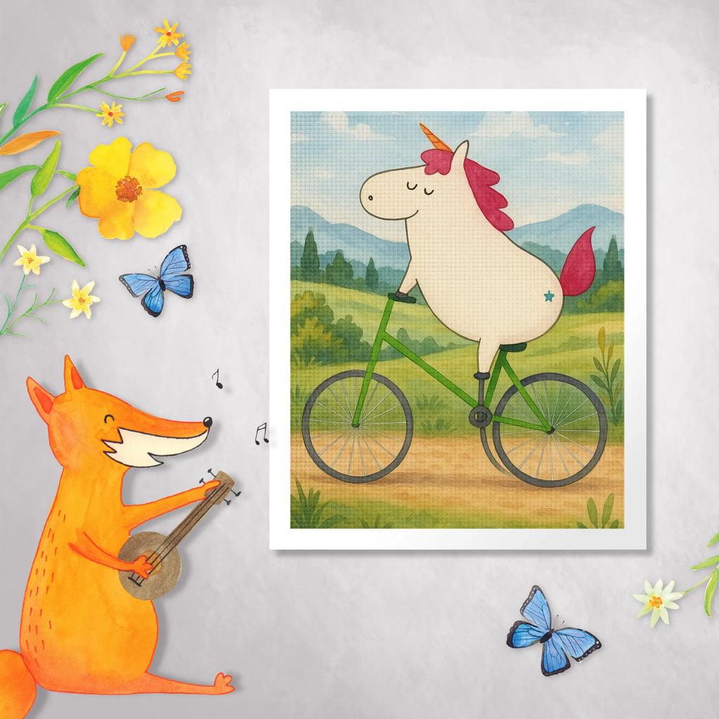 Diamond Painting Einhorn Radfahrer Design DIY, Kreativität, Diamond Painting, Kristallbild, Einhorn, Einhörner, Einhorn Deko, Unicorn, Rad, Bike, Konfetti, Luxusproblem, Radfahren, Liebeskummer, Kummer, Feenstaub, Radfahrer