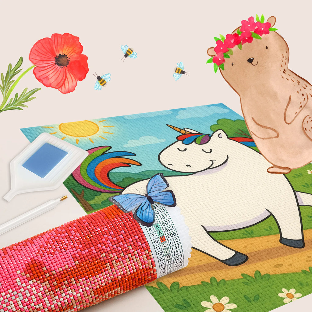 Obraz diamentowy jednorożec dumnie kroczyć Design Jednorożec, jednorożce, dekoracje jednorożca, jednorożec