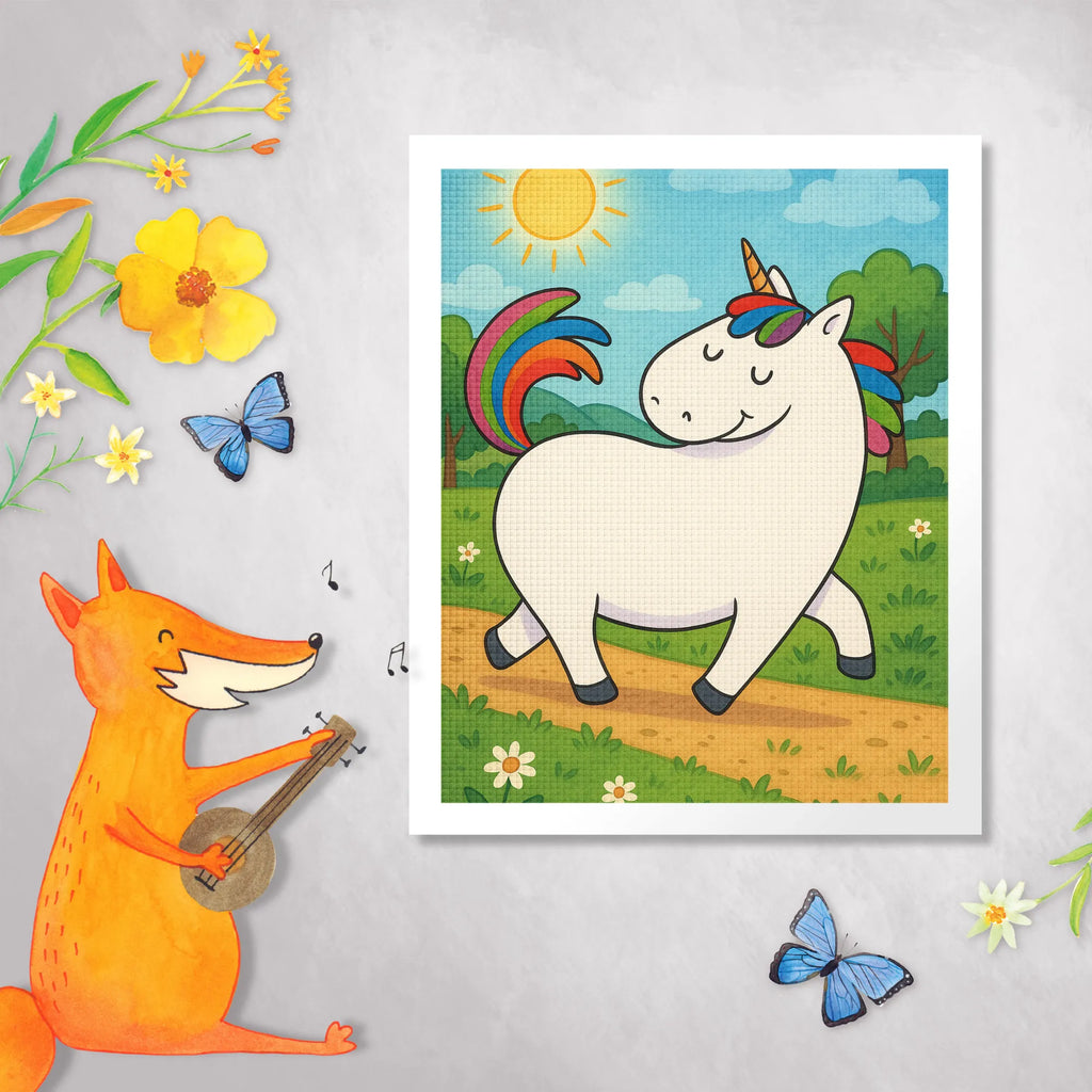 Obraz diamentowy jednorożec dumnie kroczyć Design Jednorożec, jednorożce, dekoracje jednorożca, jednorożec