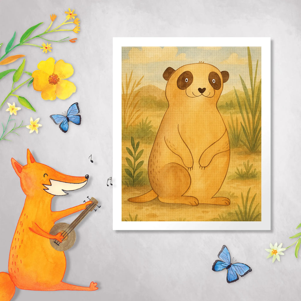 Diamond Painting Erdmännchen Design Diamond Painting, Kreativität, DIY, Kristallbild, Afrika, Wildtiere, Erdmännchen, Weltreise, Traveling, Reisen, Afrikareise, Roadtrip, Spruch