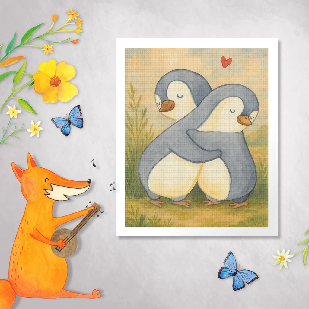 Diamond Painting Pinguine Kuscheln Design DIY, Diamond Painting, Kristallbild, Kreativität, Liebe, Partner, Freund, Freundin, Ehemann, Ehefrau, Heiraten, Verlobung, Heiratsantrag, Liebesgeschenk, Jahrestag, Hocheitstag, Liebesbeweis, für Ehemann, Hochzeitstag, Mitbringsel, Valentinstag, Geschenk für Partner, Geschenk für Frauen, Geschenk für Freundin, für Männer