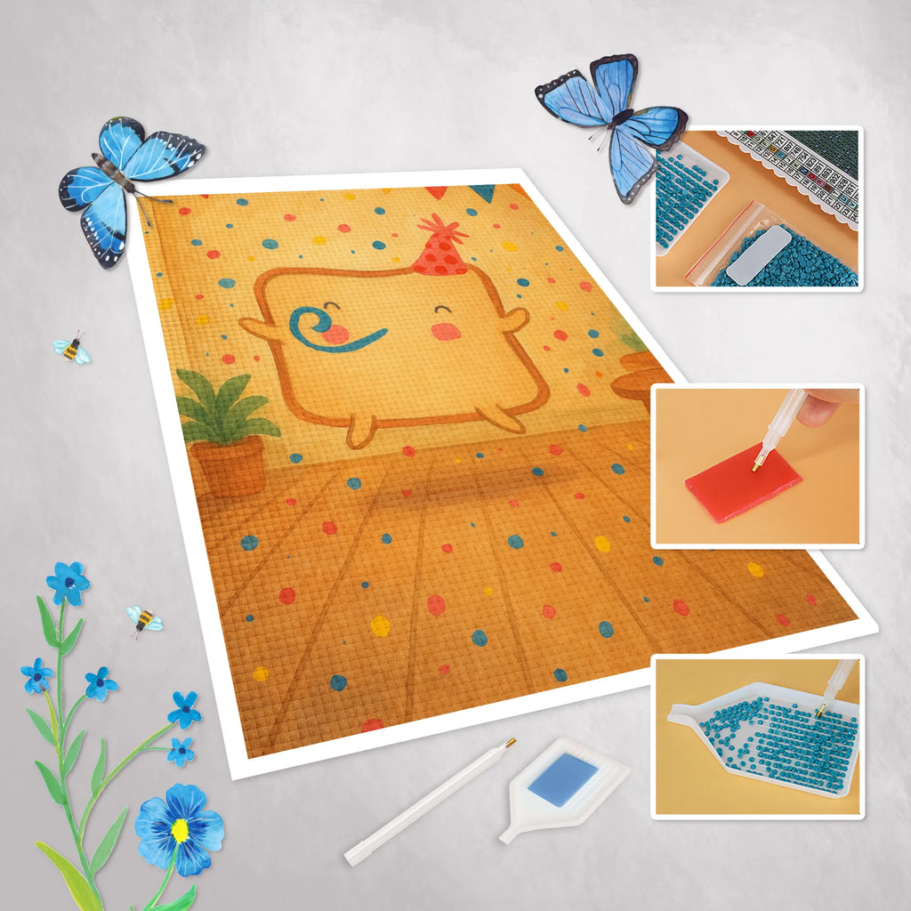 Diamond Painting Toast Party Design DIY, Diamond Painting, Kristallbild, Kreativität, Liebe, Partner, Freund, Freundin, Ehemann, Ehefrau, Heiraten, Verlobung, Heiratsantrag, Liebesgeschenk, Jahrestag, Hocheitstag, für Männer, Liebesbeweis, Geschenk für Partner, Geschenk für Freundin, Valentinstag, Mitbringsel, Geschenk für Frauen, Hochzeitstag, für Ehemann