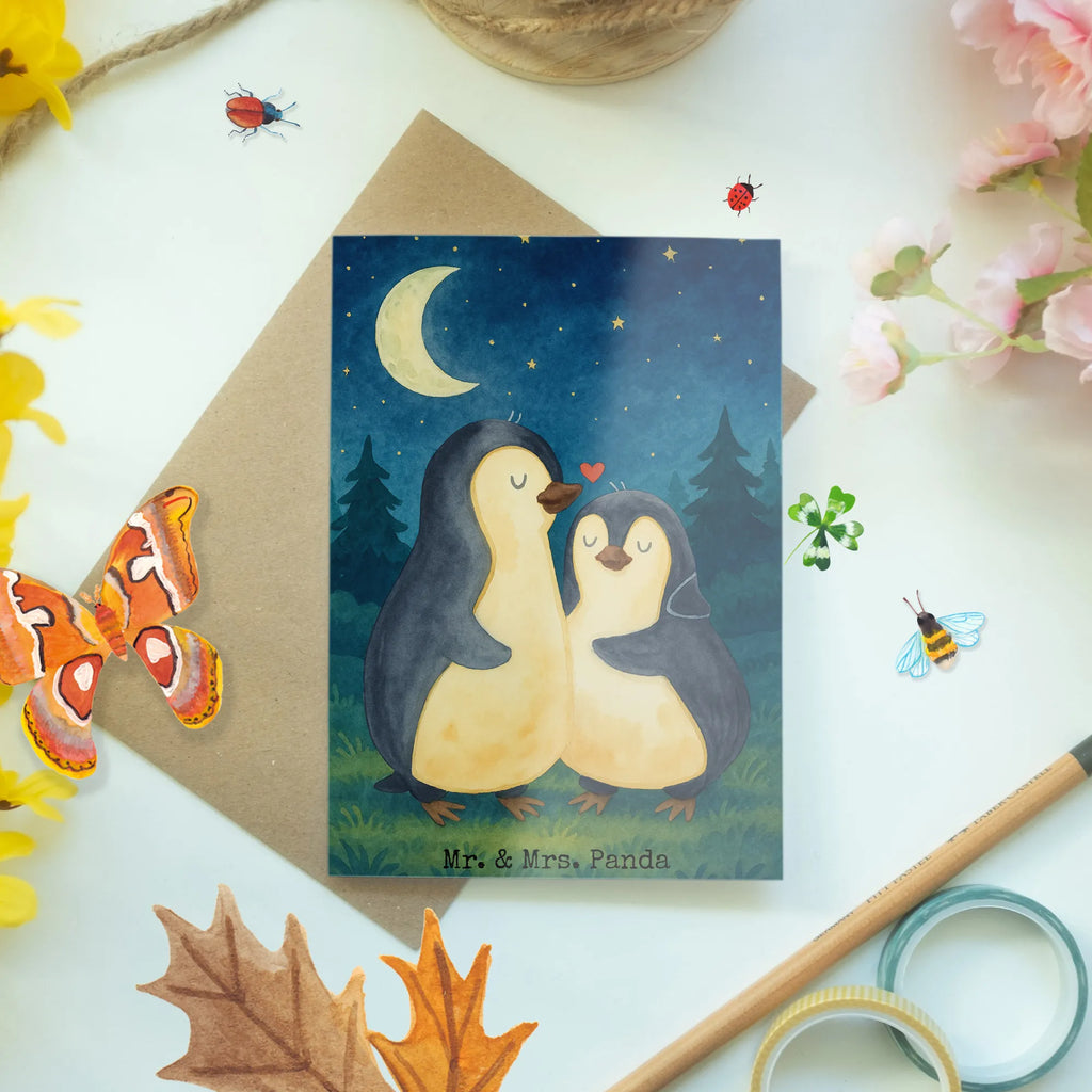 Greetings card penguins Fall asleep Design Grußkarte, Klappkarte, Einladungskarte, Glückwunschkarte, Hochzeitskarte, Geburtstagskarte, Karte, Ansichtskarten, Liebe, Partner, Freund, Freundin, Ehemann, Ehefrau, Heiraten, Verlobung, Heiratsantrag, Liebesgeschenk, Jahrestag, Hocheitstag, Valentinstag, Geschenk für Frauen, Hochzeitstag, Mitbringsel, Geschenk für Freundin, Geschenk für Partner, Liebesbeweis, für Männer, für Ehemann